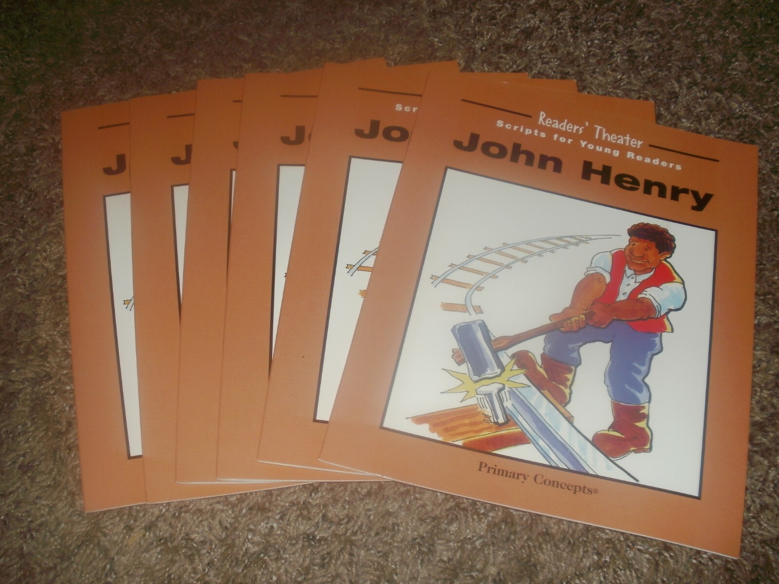 READERS THEATER Scripts for Young Readers JOHN HENRY Primary Concepts Set 6