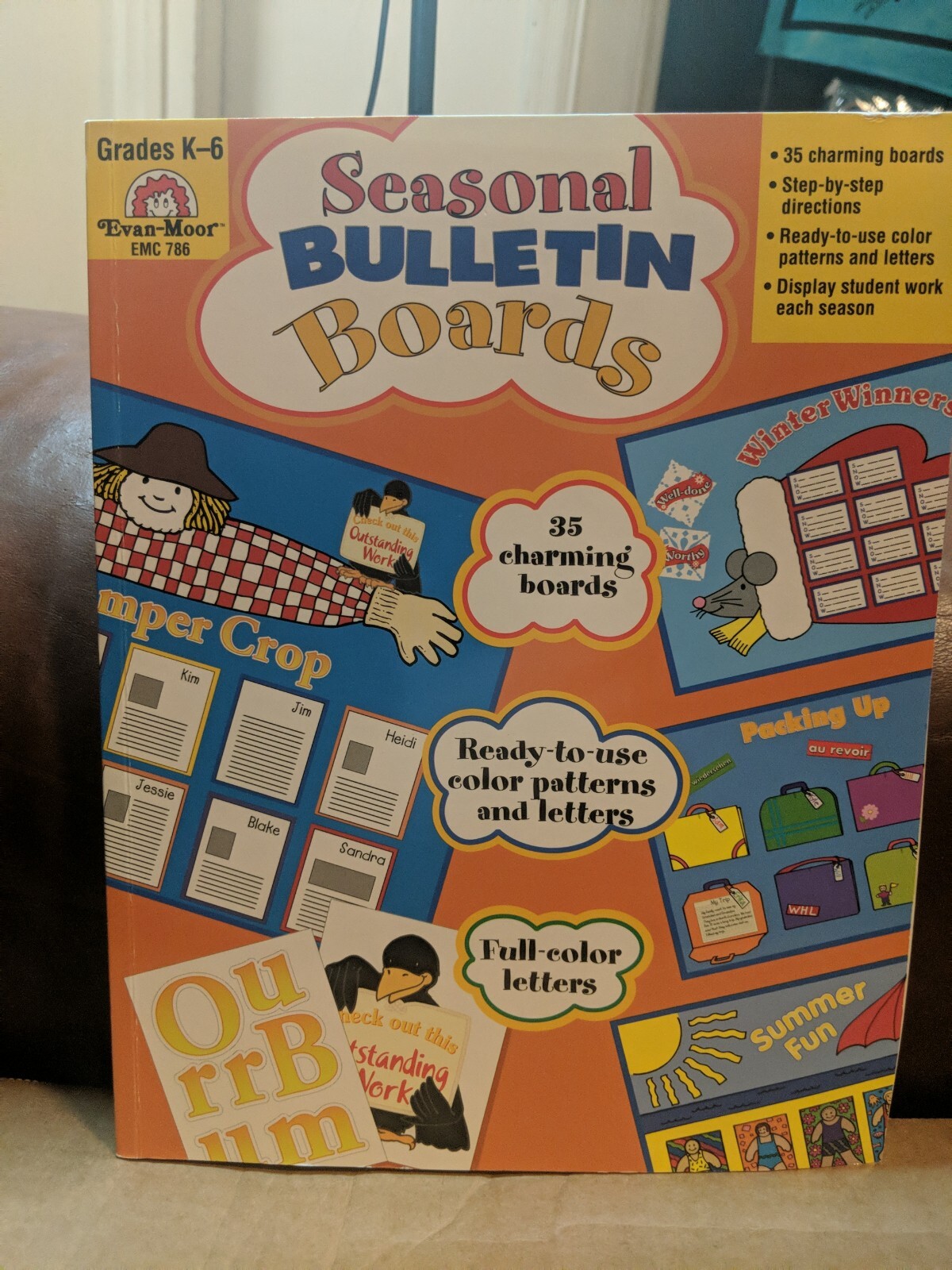 Seasonal Bulletin Boards, Grades K-6 by Evan-Moor (2001, Trade Paperback,…