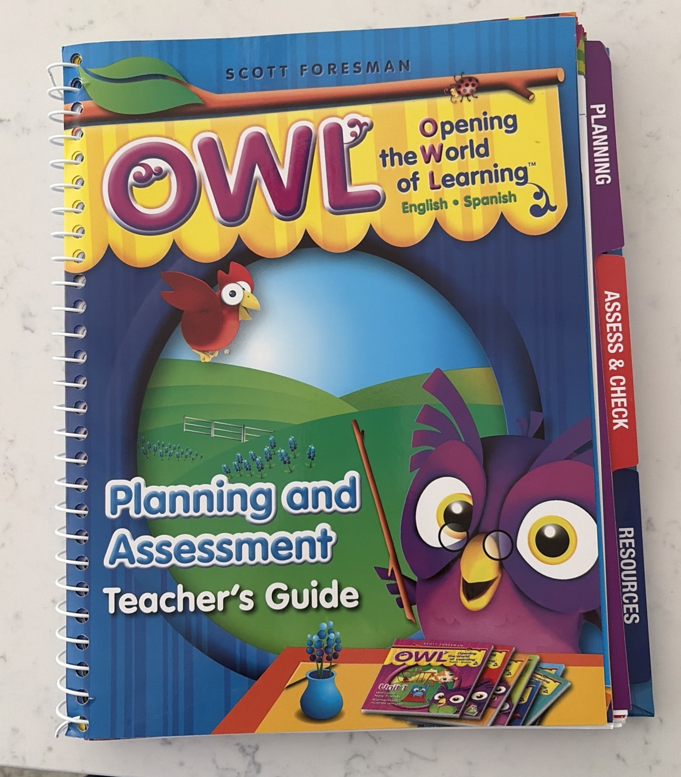OWL, PLANNING AND ASSESSMENT, TEACHER’S GUIDE, PRE-K, By David K. Dickinson