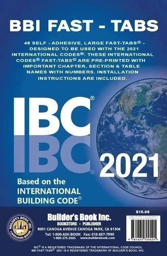 IBC 2021 International Building Code Paperback IBC 2021 FREE Fast tabs