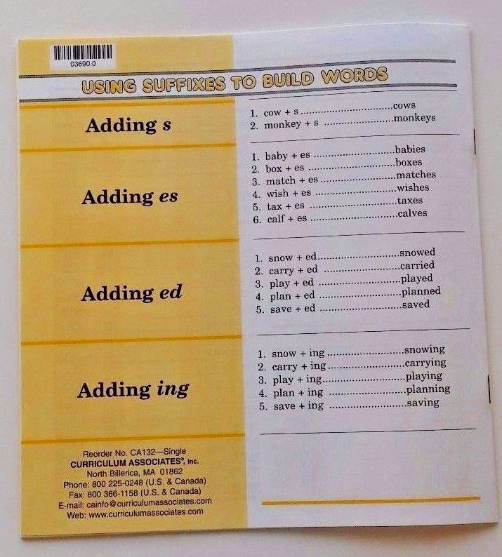Quick-Word Everyday Essential Spelling Writing Handbook Grade 3 4 5 6 7 8