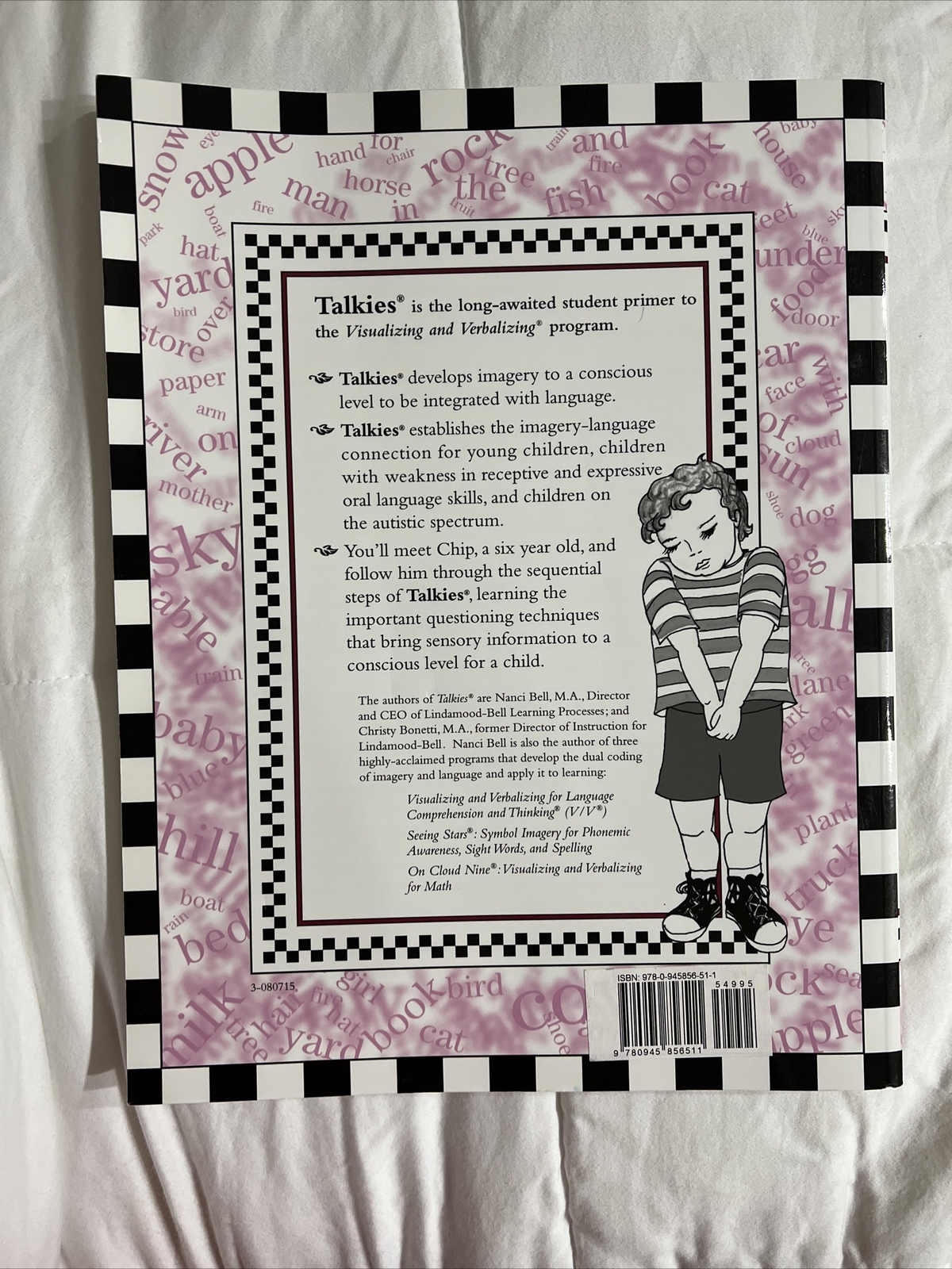TALKIES VISUALIZING AND VERBALIZING FOR LANGUAGE By Nanci Bell & Christy Bonetti