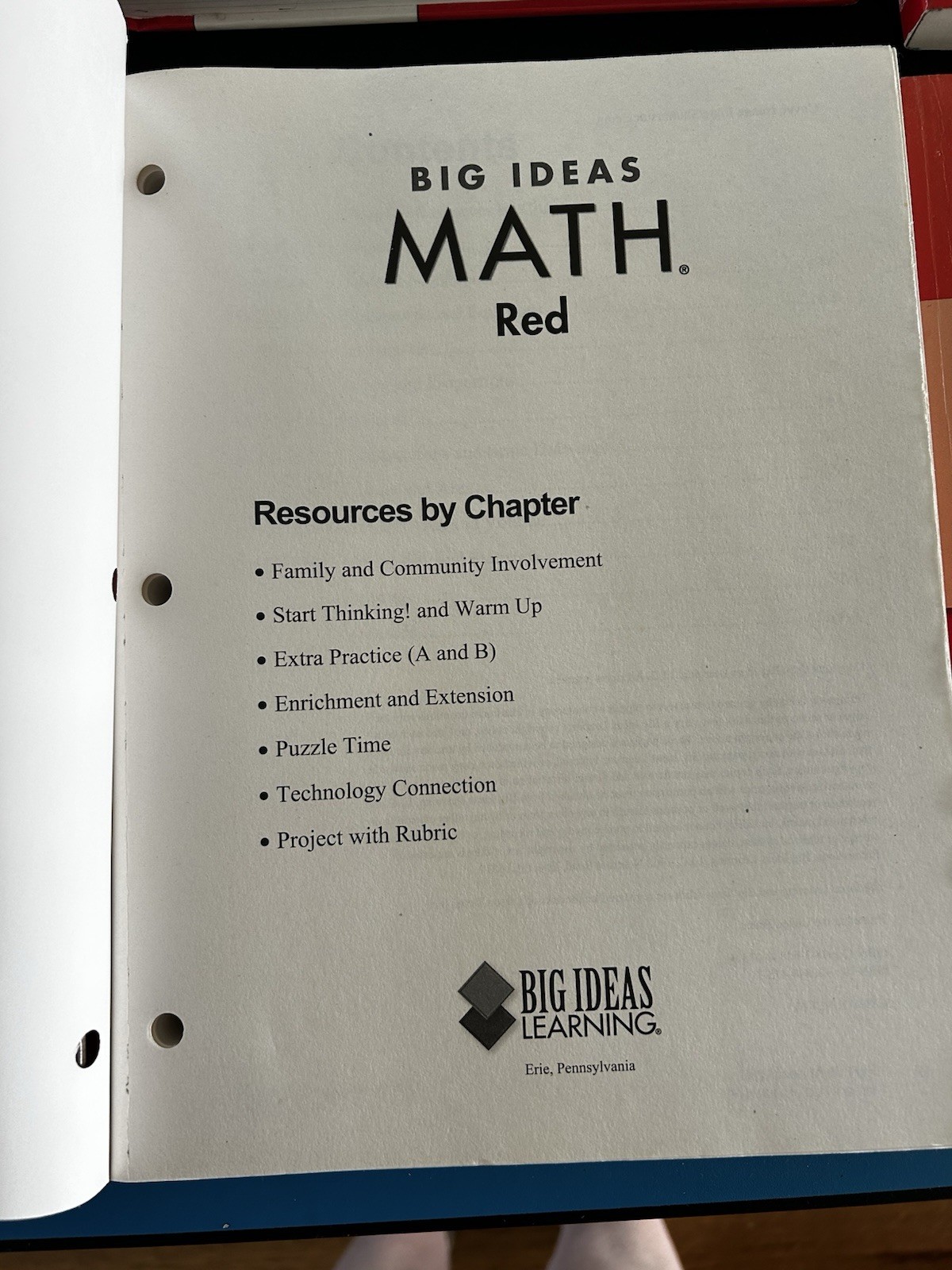 Math Big ideas Course 2
