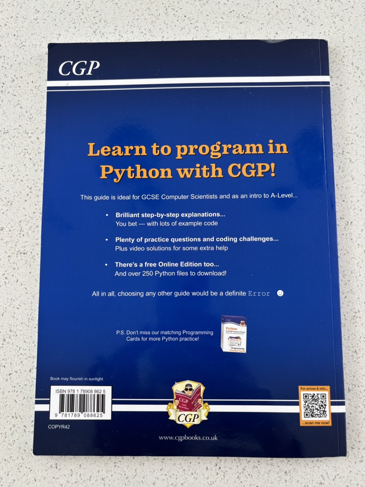 CGP Python Programming Guide for GCSE Computer Science