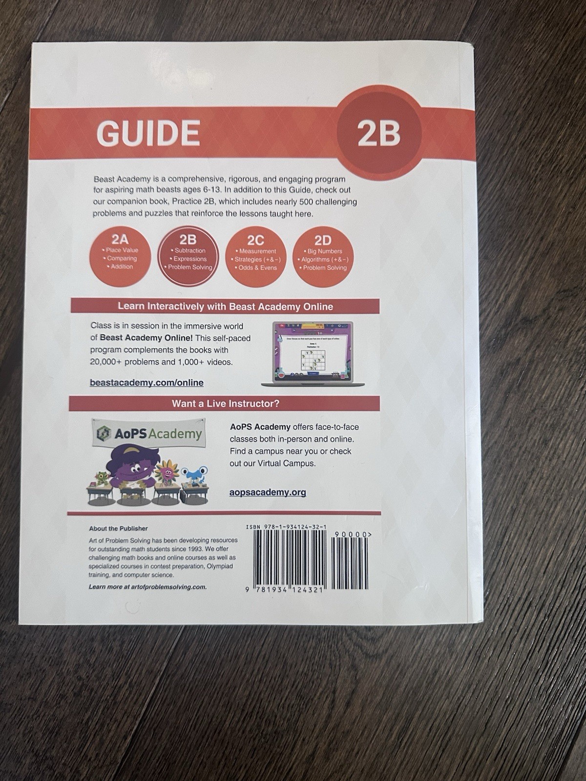 Beast Academy Level 2 Guide Full Set by Art of Problem Solving Homeschool Math