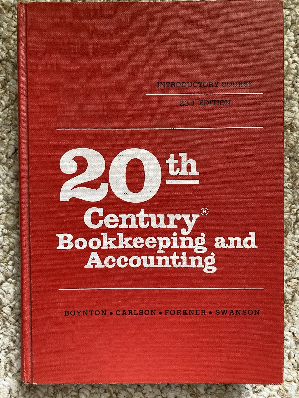 20th Century Bookeeping & Accounting Introductory Course Study Guide Hardcover