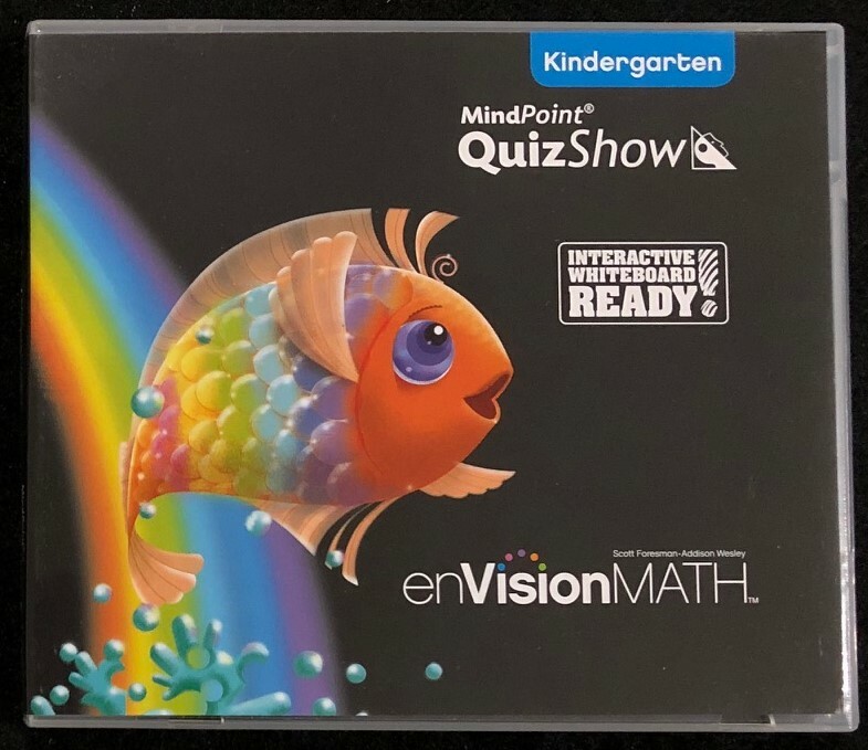 Kindergarten enVision MindPoint QUIZ SHOW CD-ROM – Hard Case (2009, Pearson)