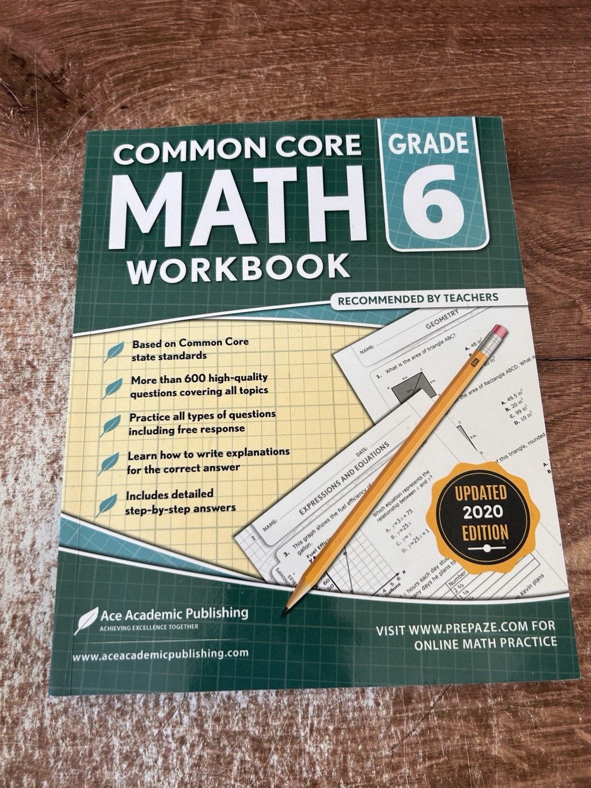 Common Core Math Workbook Grade 6