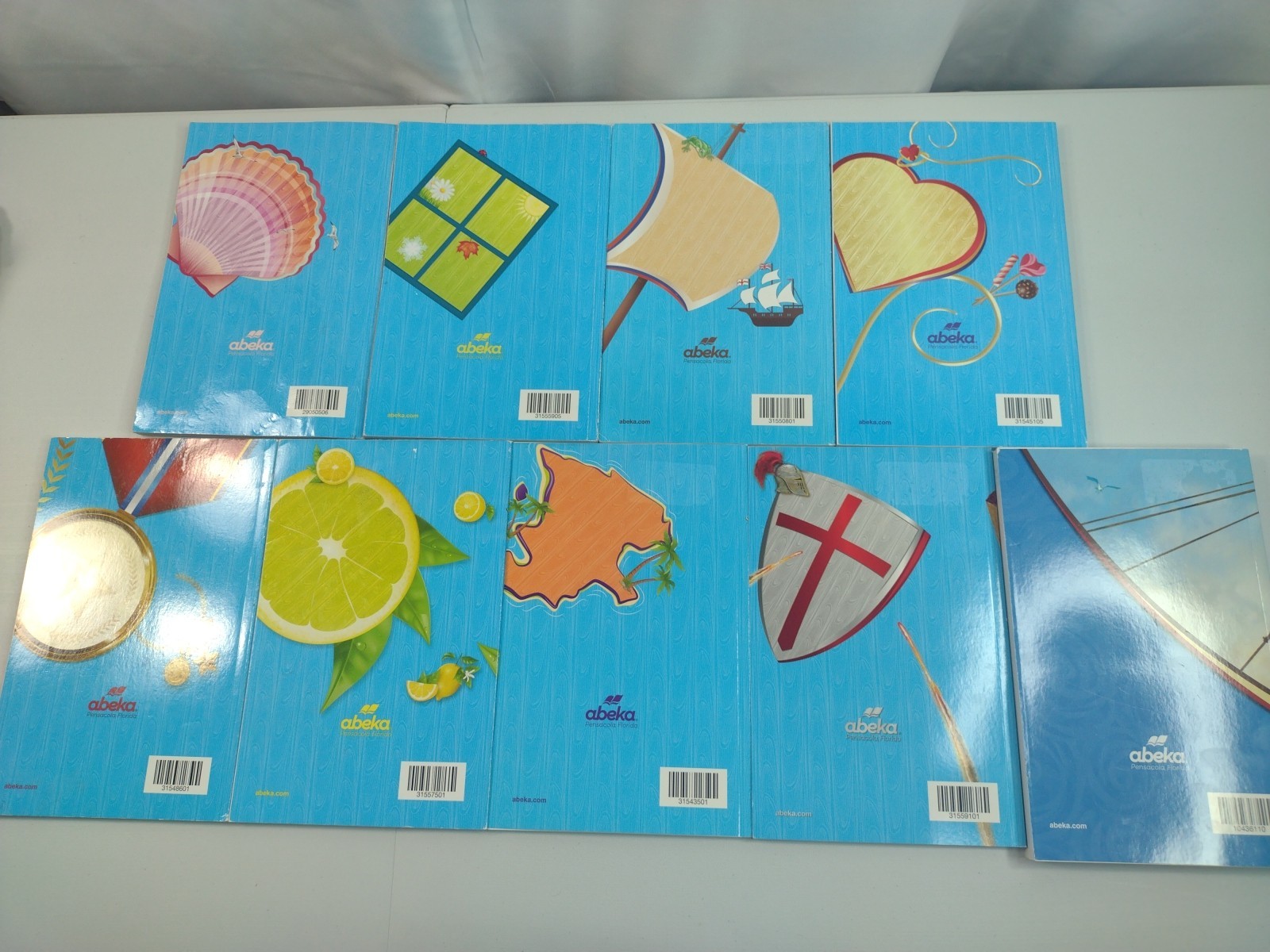 Abeka 3rd Grade 3 Reading Program Book lot of Readers 9 Books a,c,e,f,g,h,i,j,k