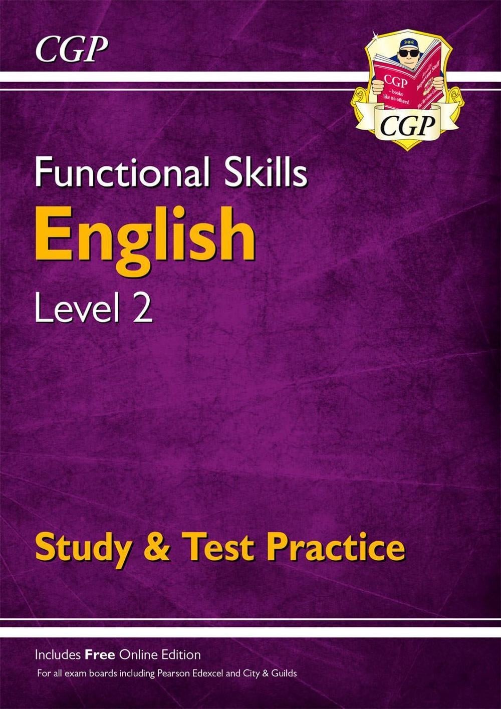 Functional Skills English Level 2 – Study & Test Practice by CGP Books Paperback