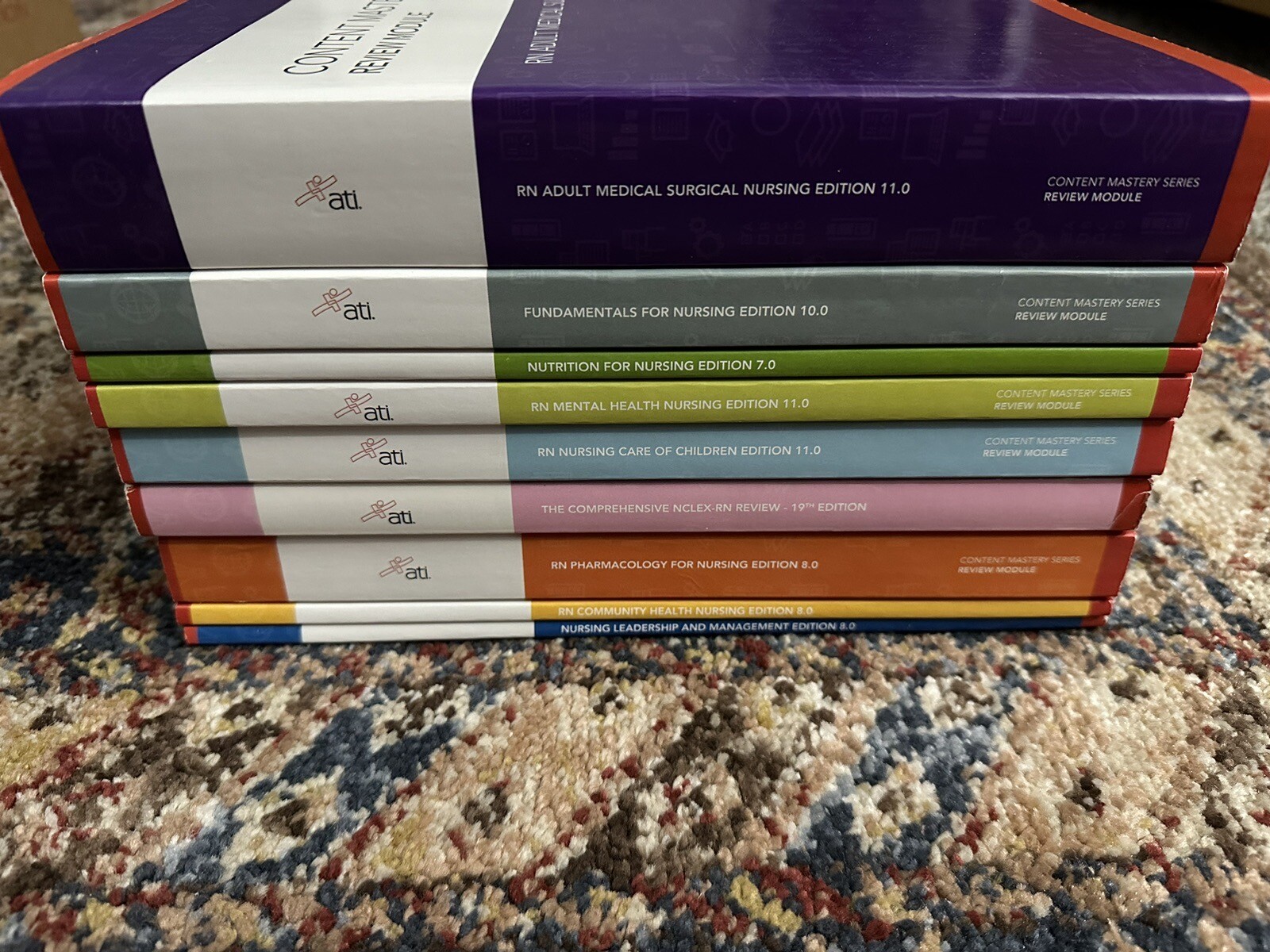ATI nursing books set