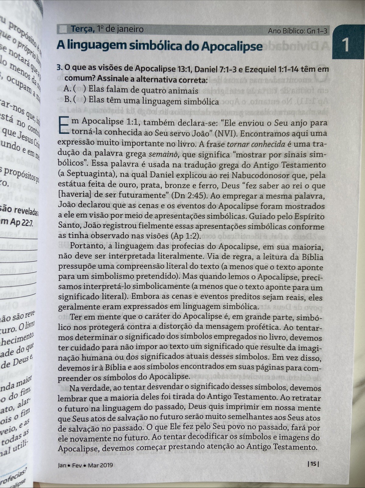 Portuguese Seventh Adventist study guides 2019 Lição da Escola Sabatina lot of 2