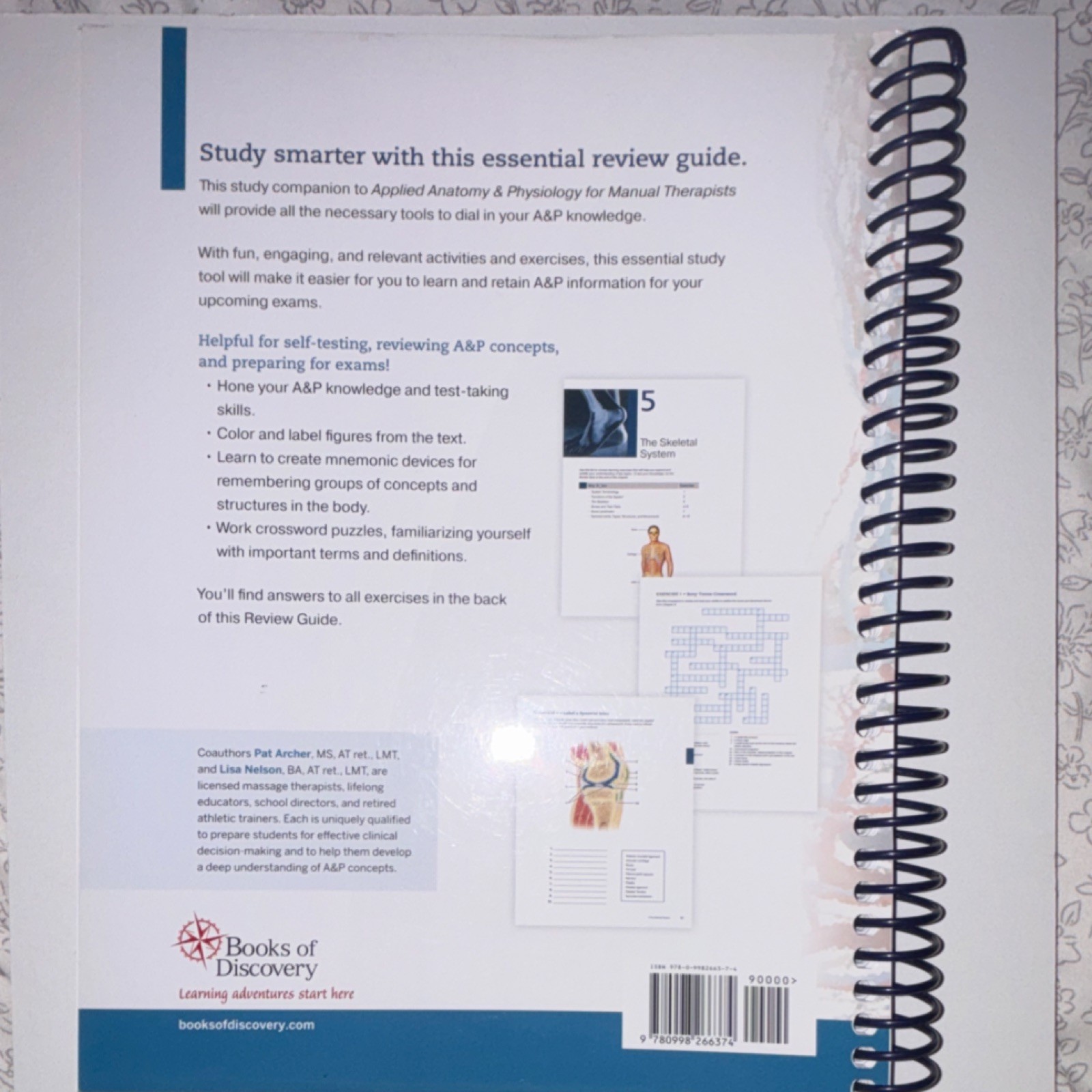 Applied Anatomy & Physiology Second Edition Review Guide Pat Archer Books of Di…