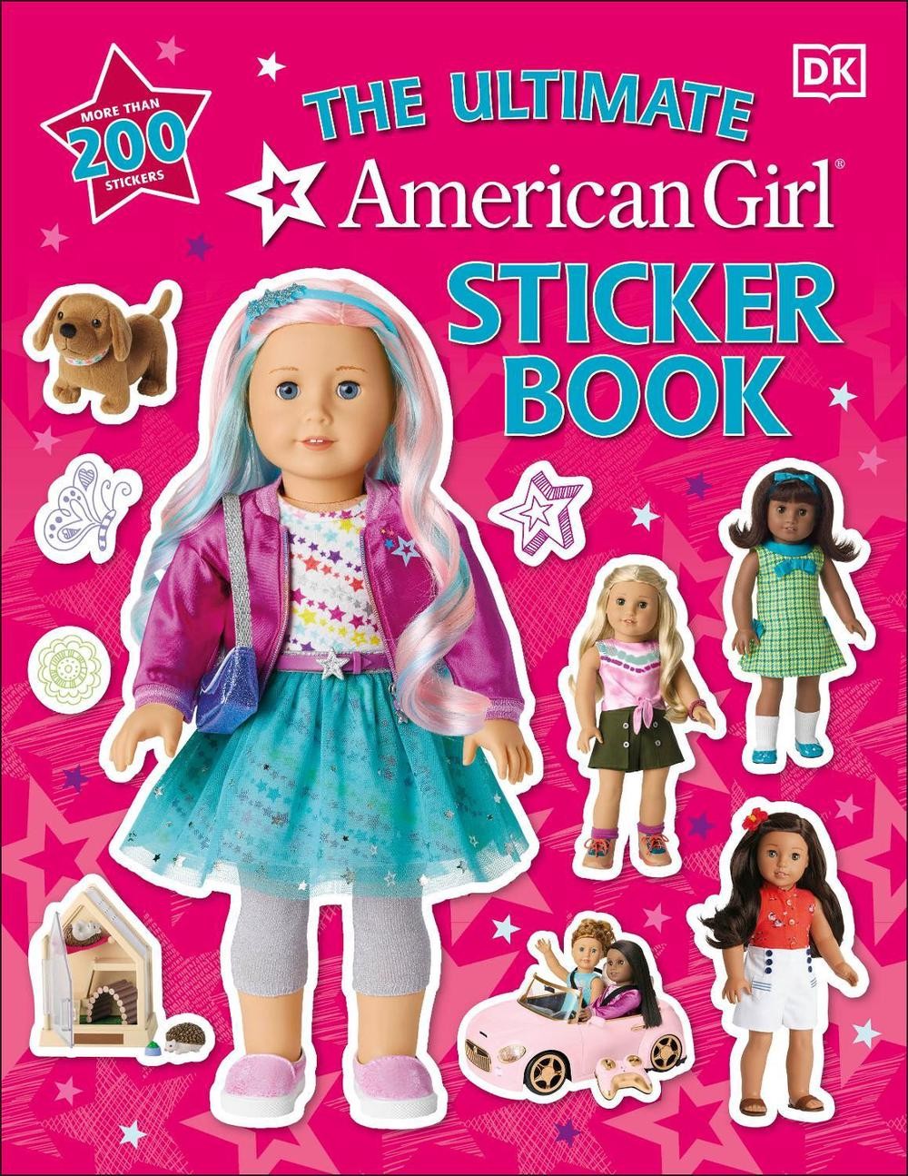 American Girl Ultimate Sticker Book by DK (English) Paperback Book