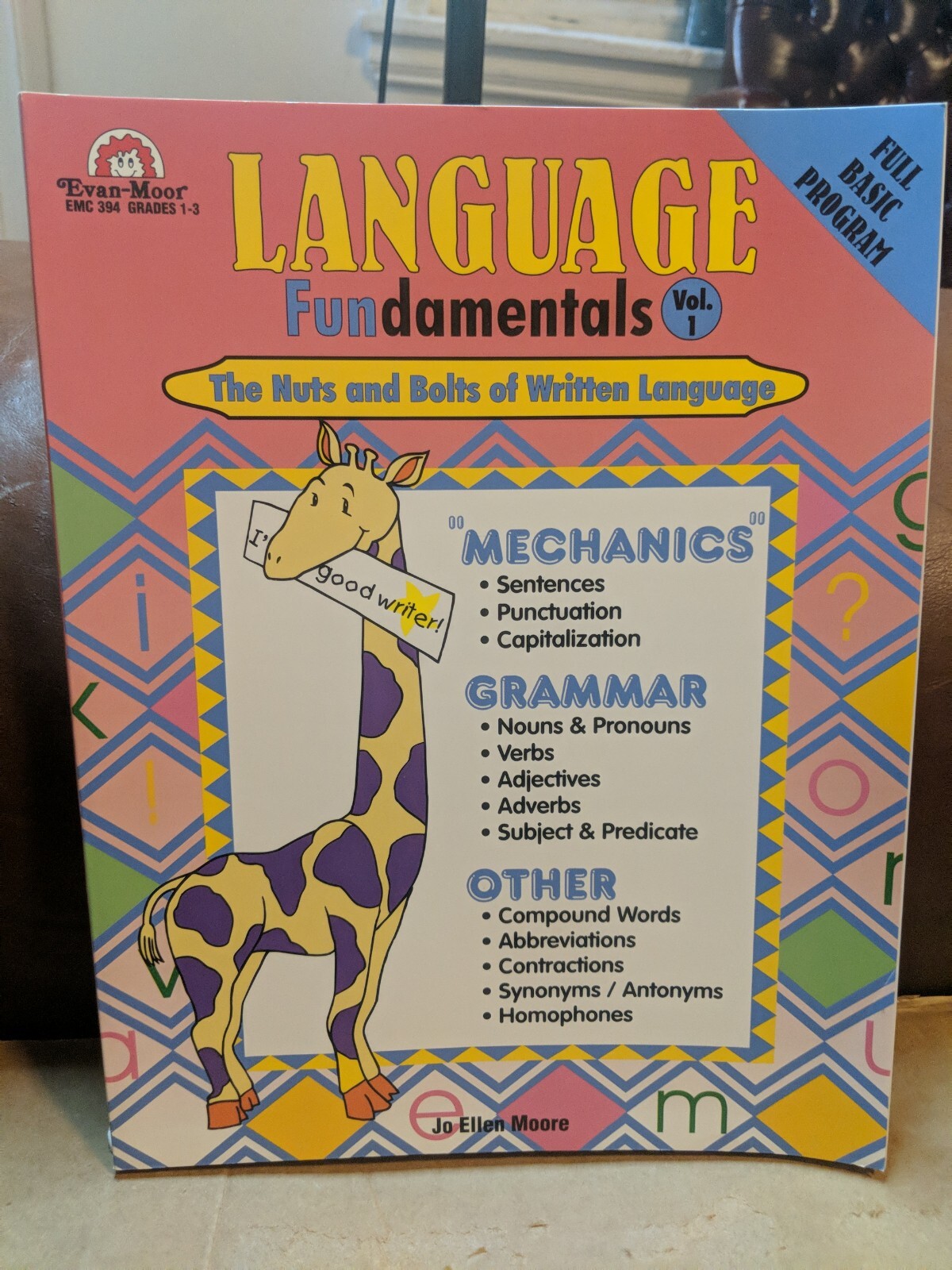 Language Fundamentals Grades 1-3 Jo Ellen Moore Written Language Education Book