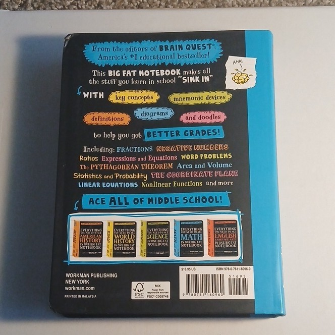 Everything You Need to Ace Math Study Guide Altair Peterson Workman Middle Scho…
