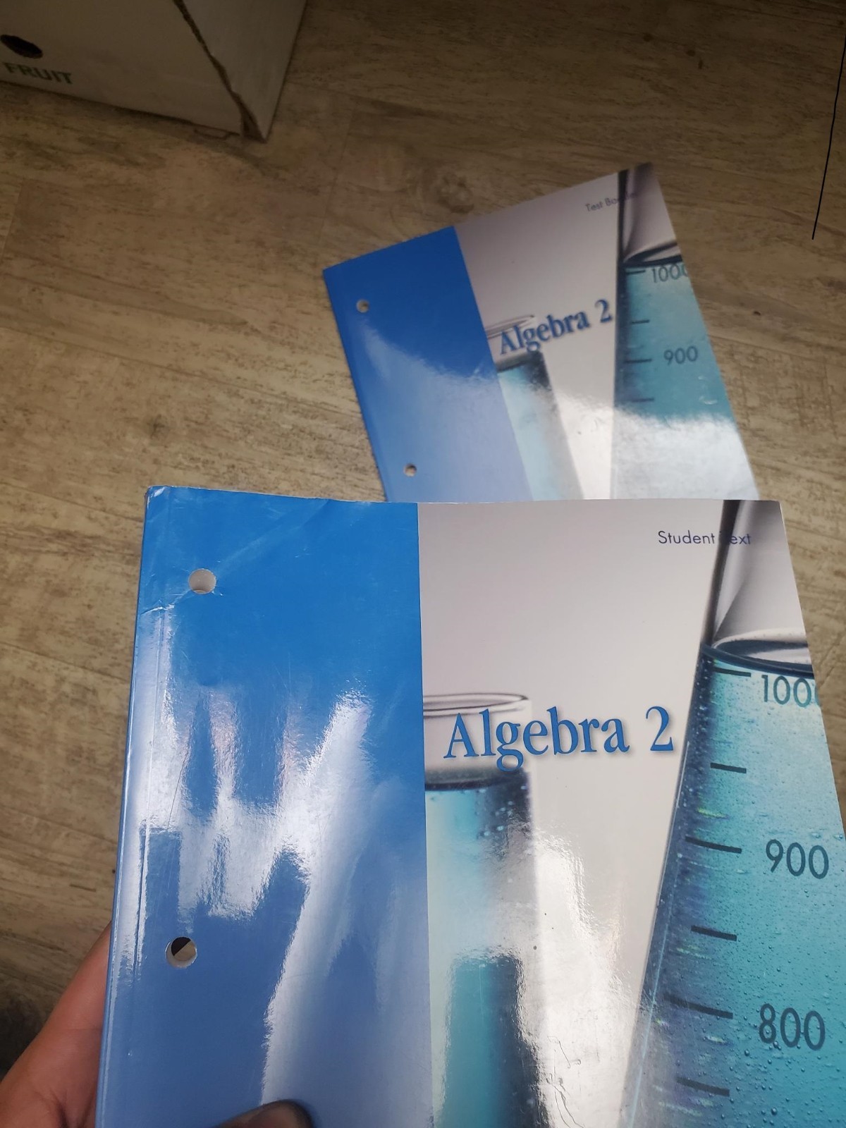 Algebra 2 test booklet AND student test, SET of (2) LIKE NEW