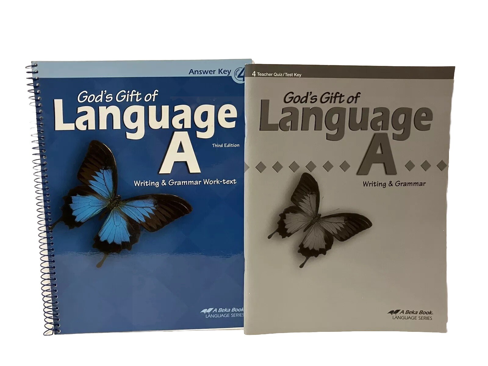 Abeka God’s Gift of Language A Teacher Answer Key 3rd Ed & Teacher Quiz/Test Key