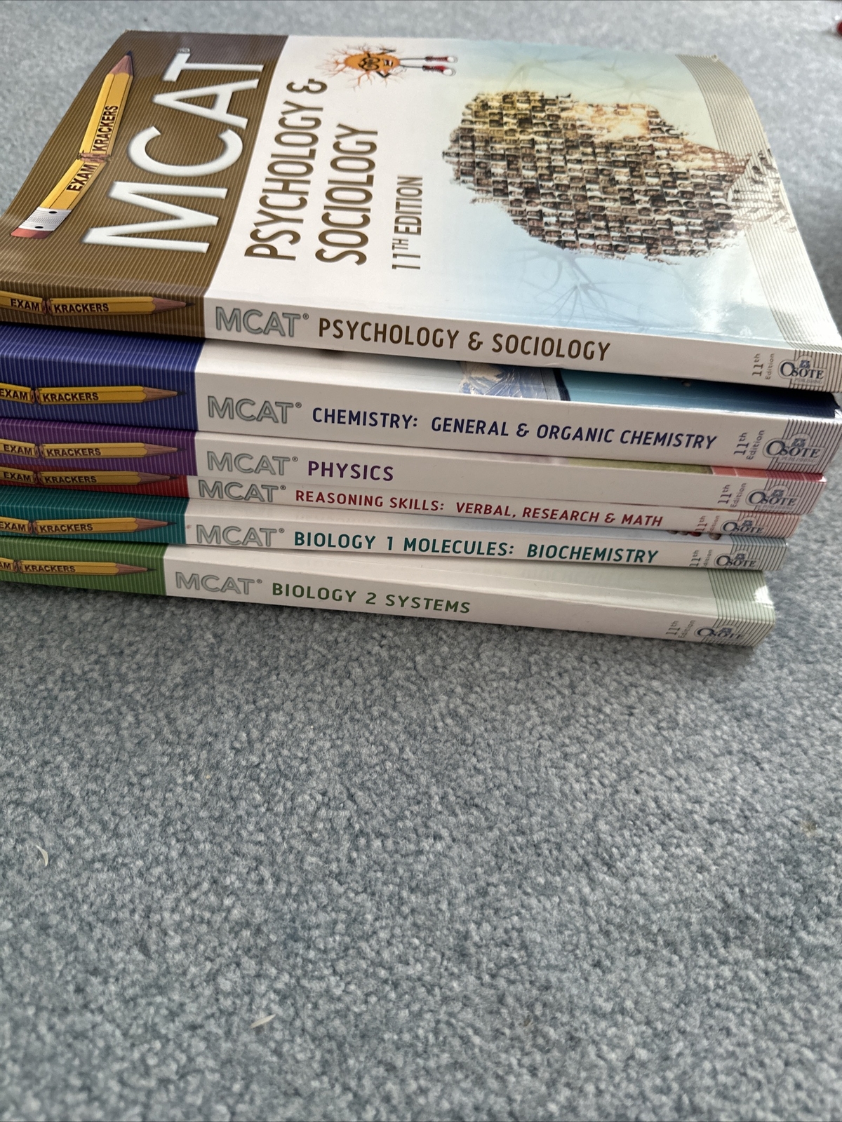 Exam Krakers MCAT Books 11th Edition test Prep