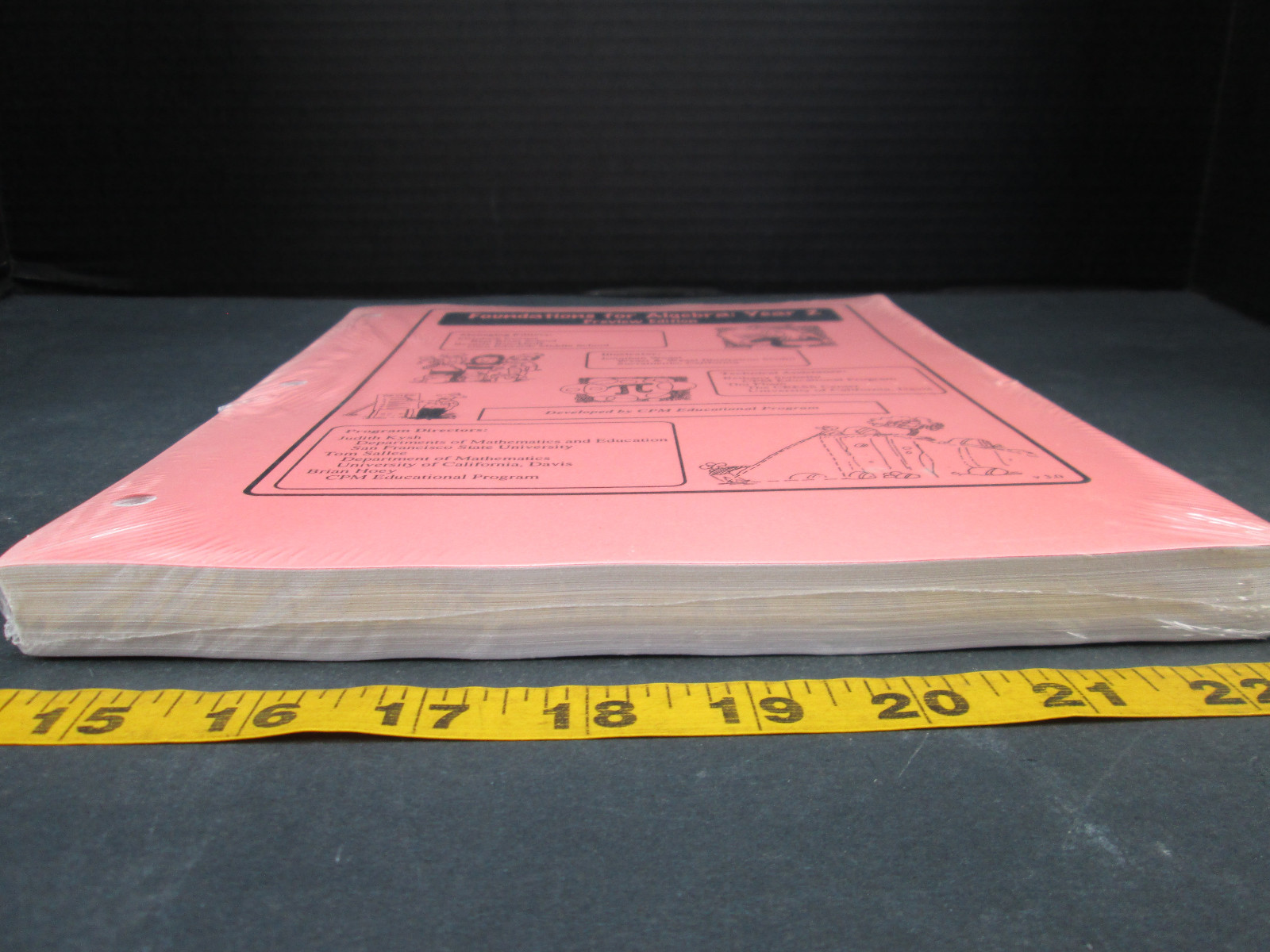 CPM Foundations for Algebra: Year 2 Preview Edition Math Textbook Book v 3.0 L