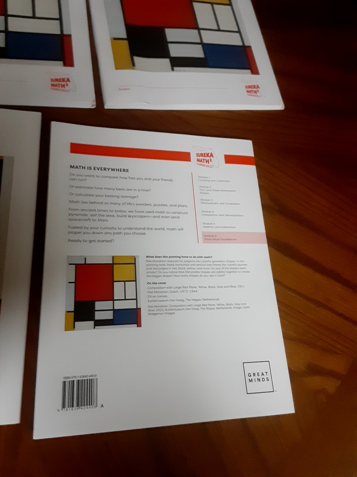 Eureka Math Squared Grade K Student Learn Module 1-6 Great Minds Florida Edition