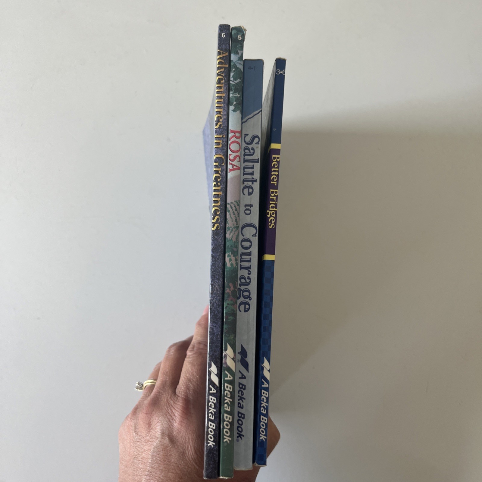 Lot 4 A Beka Book Reading Program Readers Grade 3,4 ,5, 6 Abeka Homeschool