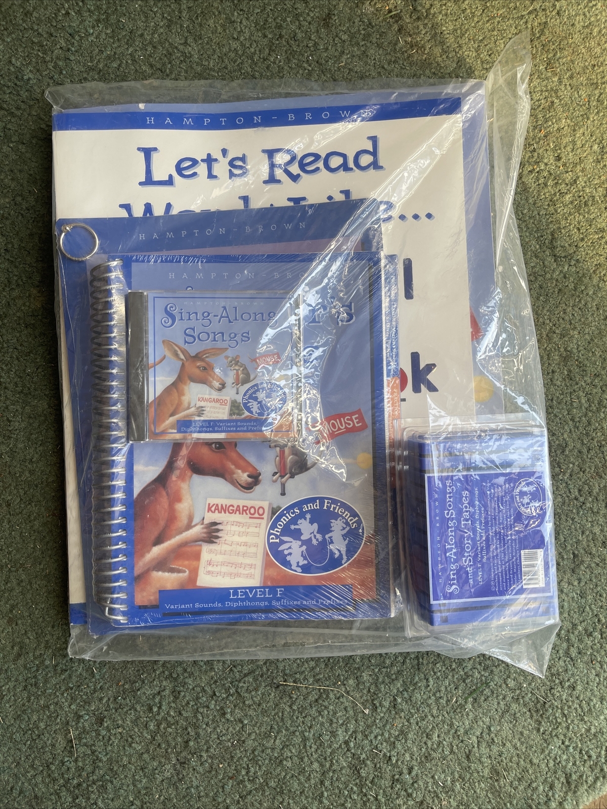 Hampton Brown Phonics Homeschool Literary Teaching Kit Picture Rhyme Cards Book