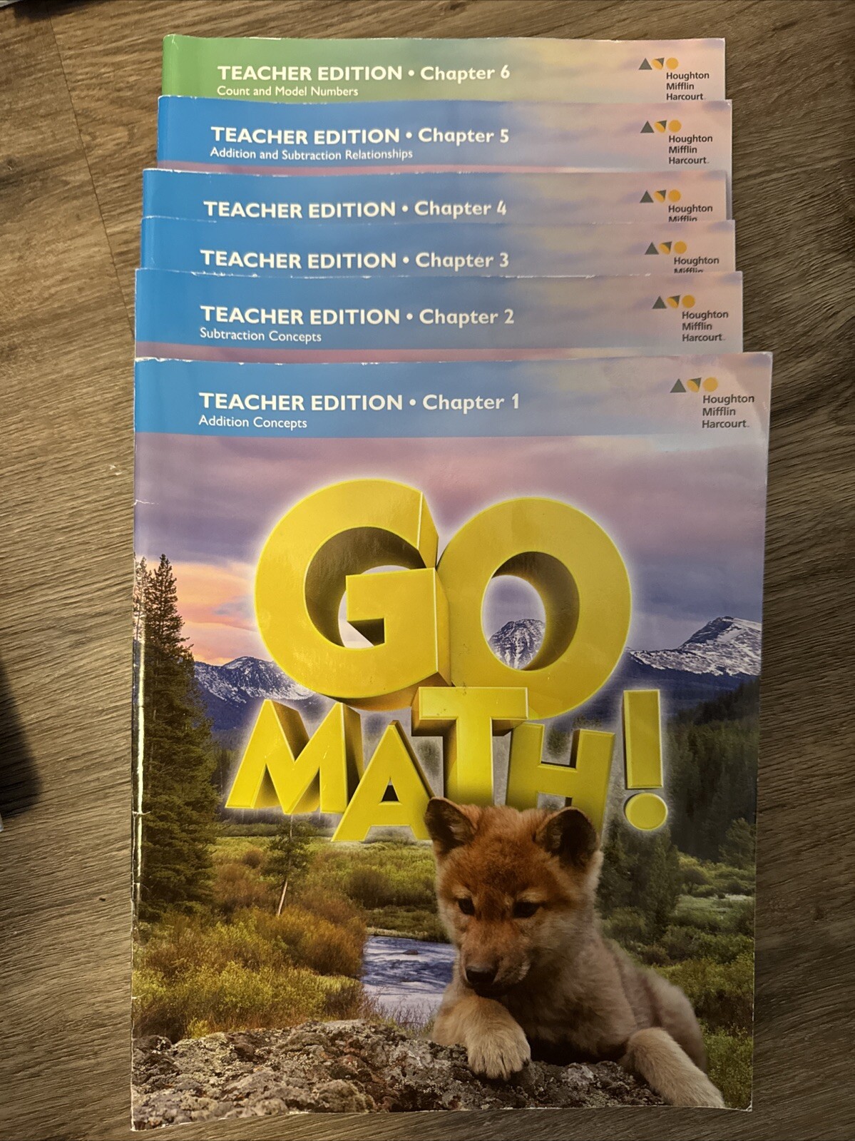 Go Math! Grade 1 Teacher Edition Chapters 1-12 & Planning Guide 2016 Go Math TE