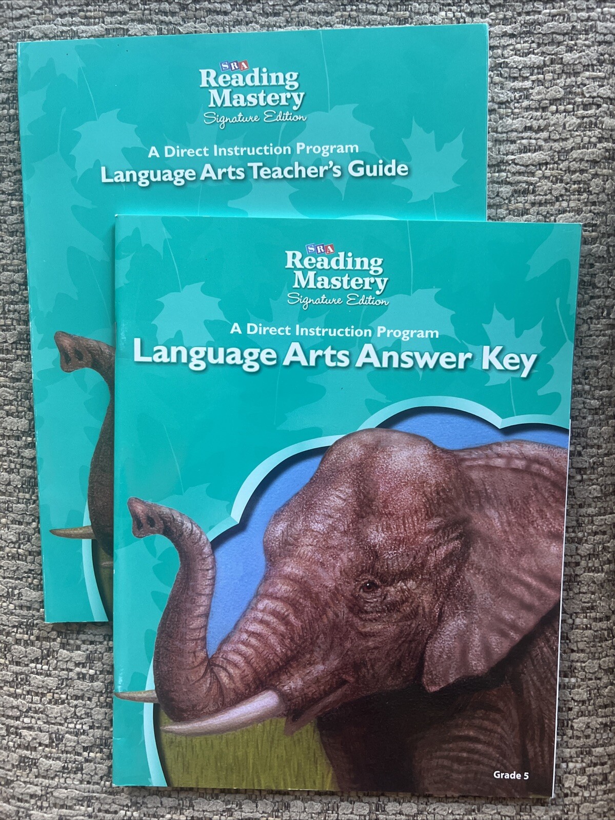 SRA Reading Mastery Language Arts Teachers Guide + Answer Key – Grade 5 –