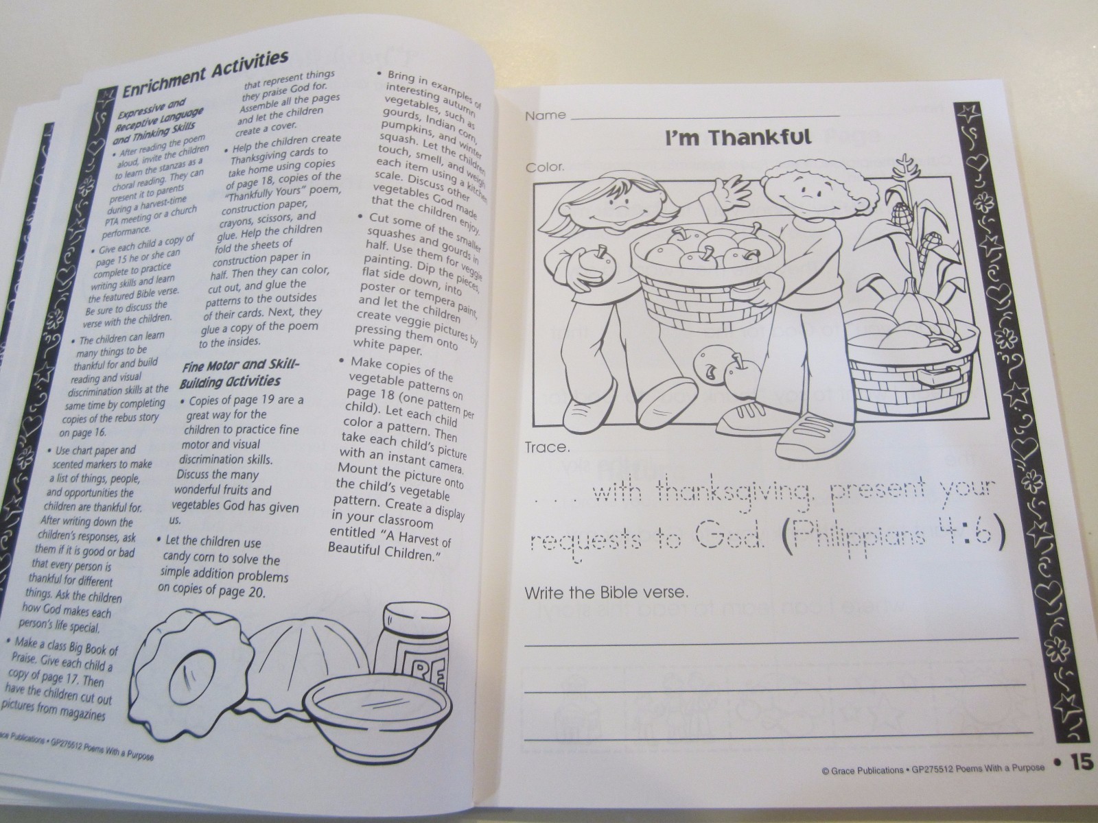 Poems with a Purpose: Character Building Rhymes with Basic Skills PreK-K