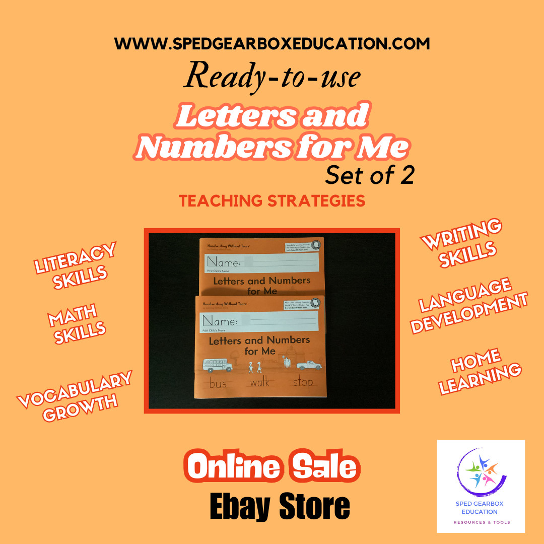 Letters and Numbers for Me- Set of 2