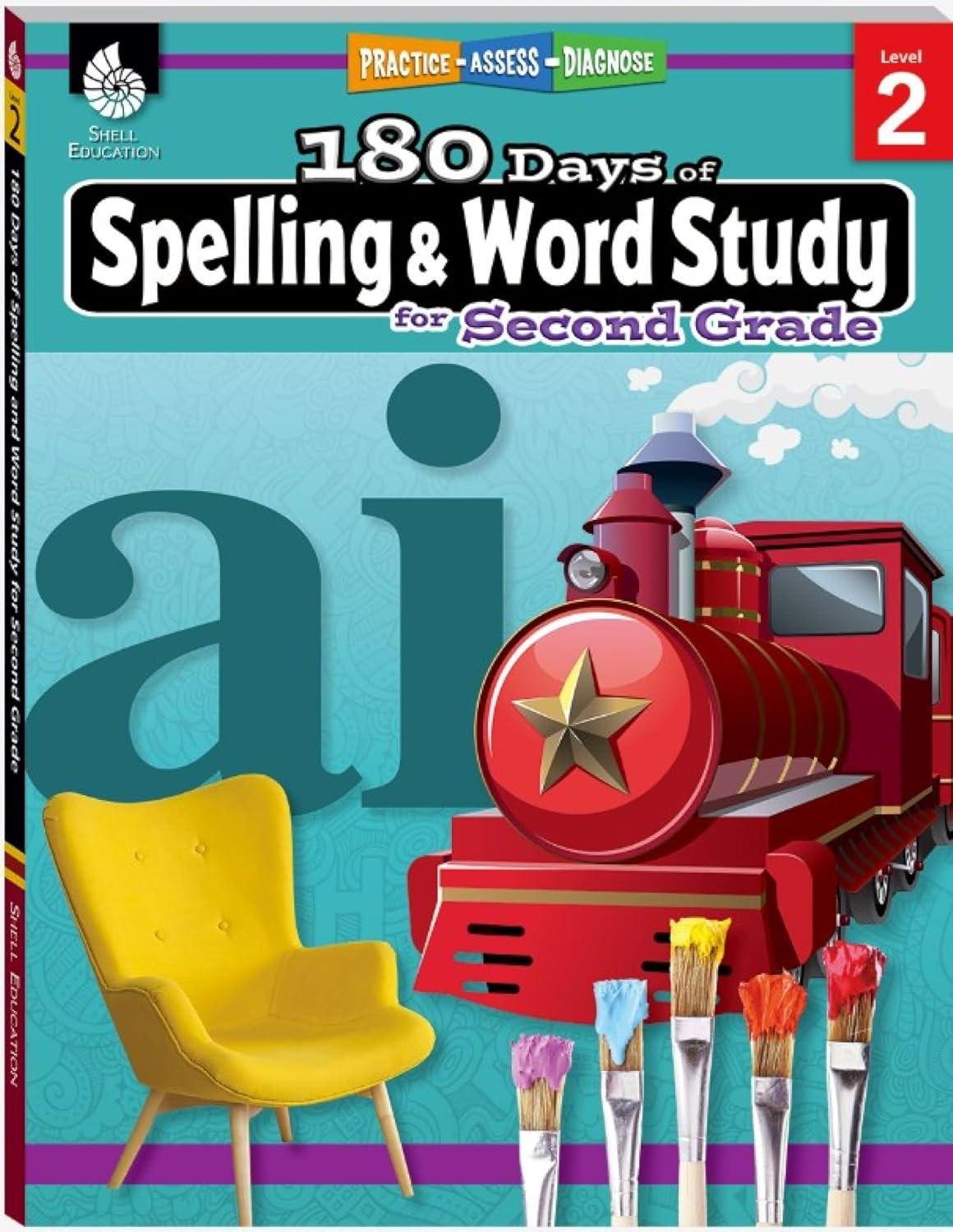 180 Days™: Reading, Vocabulary/Language for 2nd Grade Practice Workbook for Clas