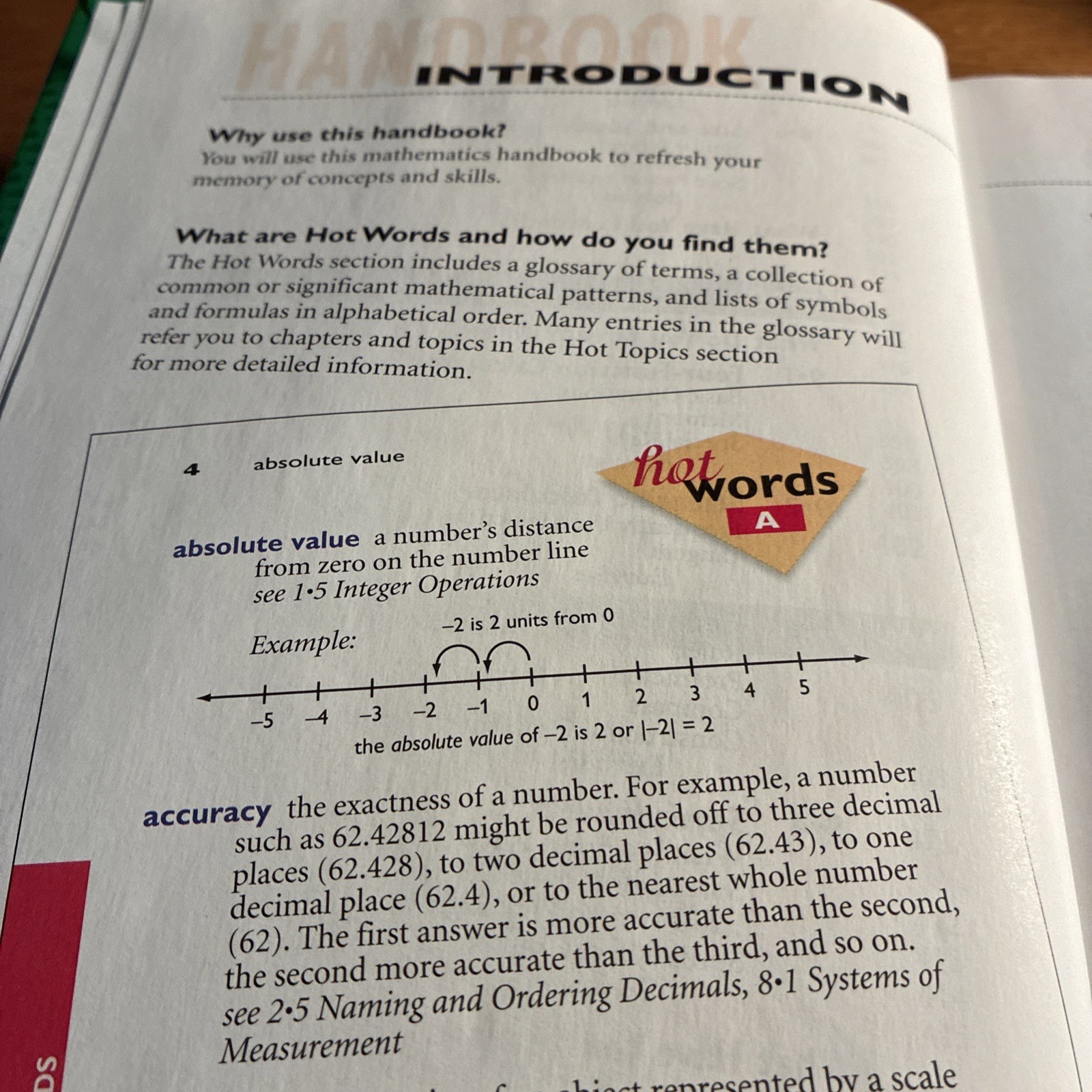 Glencoe Quick Review Math Handbook: Hot Words, Hot Topics Teacher’s Guide Book 3