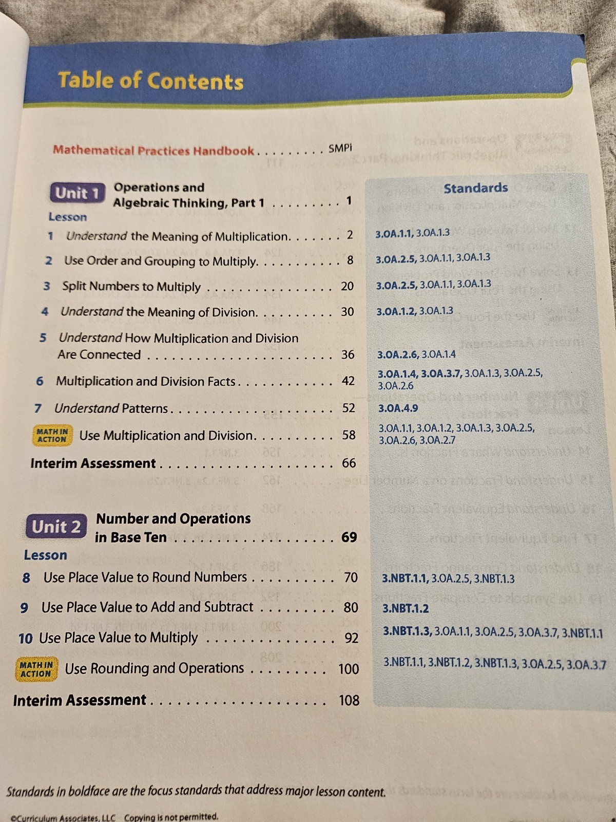 Ready Common Core 3 Mathematics Instruction