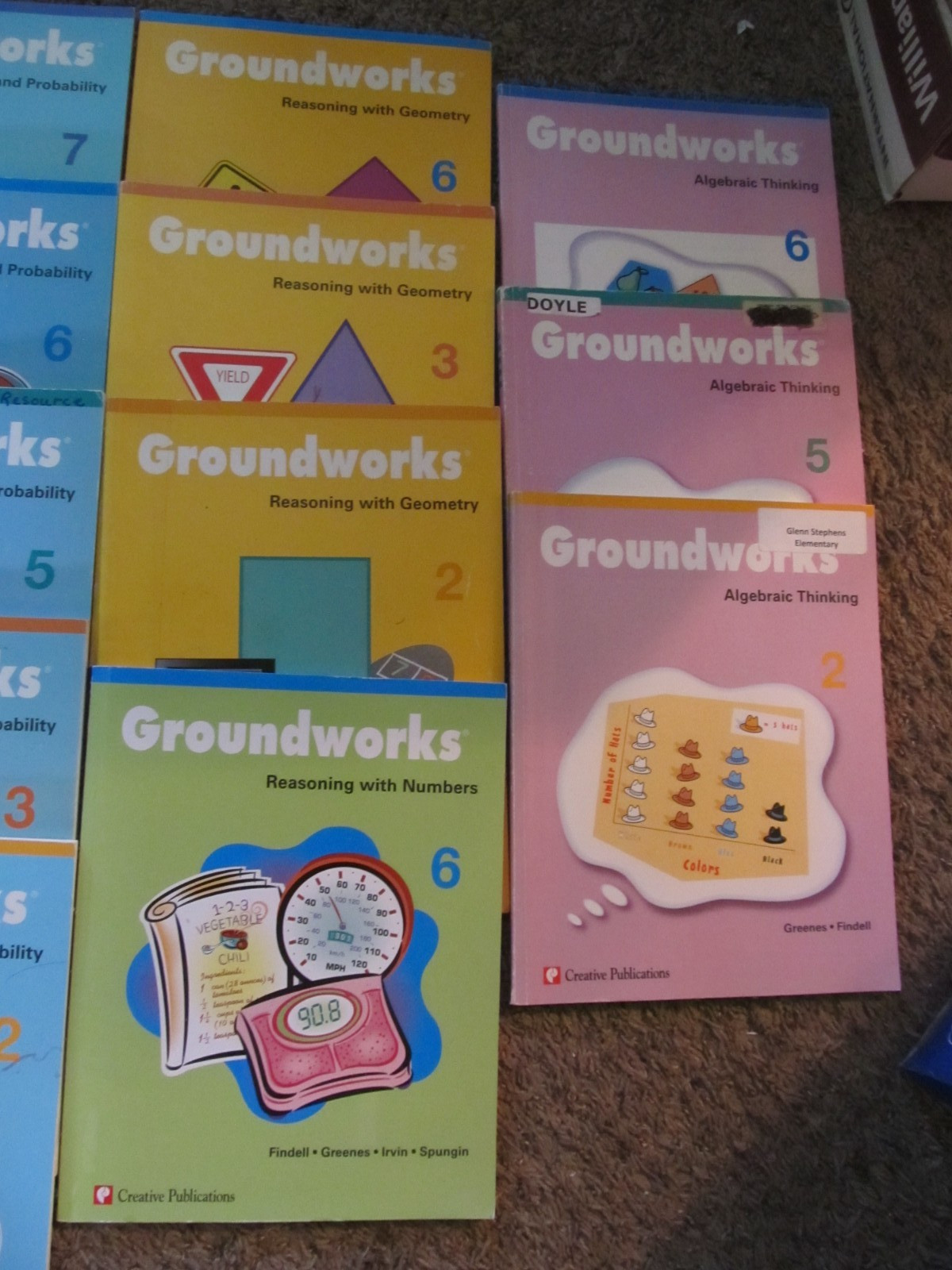 GROUNDWORKS Reasoning Numbers Geometry Algebraic Data Measurement LOT SET 16