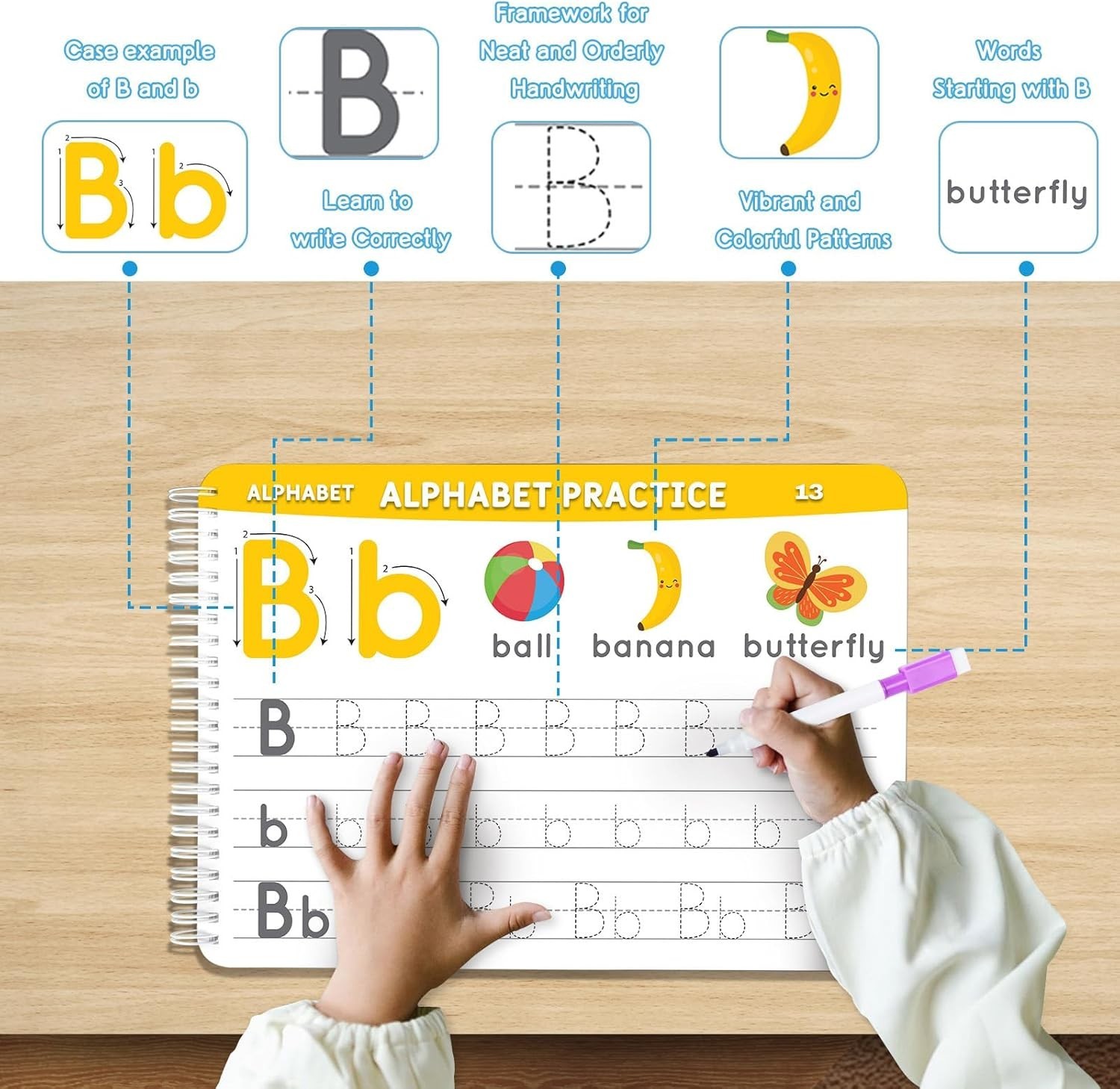 Preschool Learning Activities Educational Workbook: Preschool Handwriting Tra…