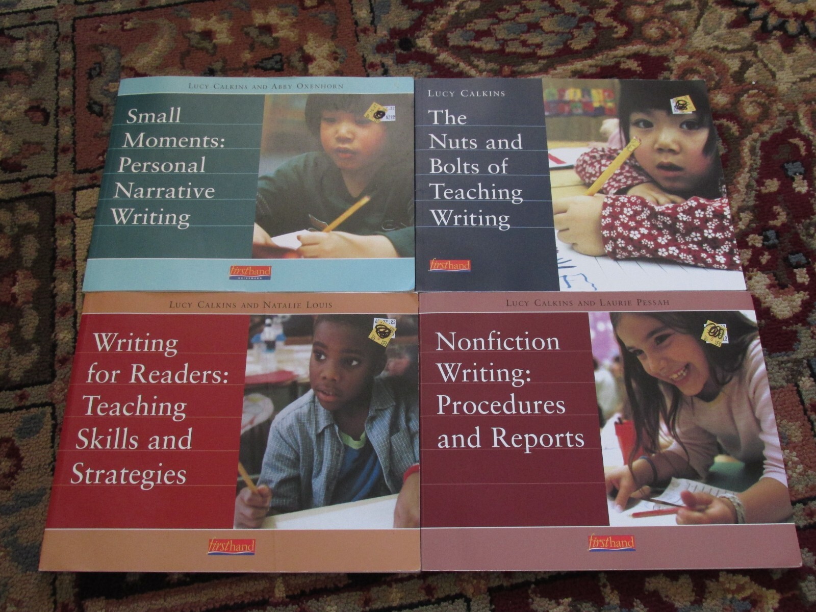 4 Books – Units of Study for Teaching Writing Lucy Calkins, Marjorie Martinelli