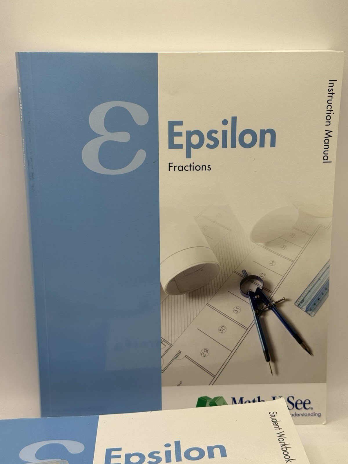Math U See Epsilon Set: 2 Instruction Manuals HC/PB Student Workbook, Tests, DVD
