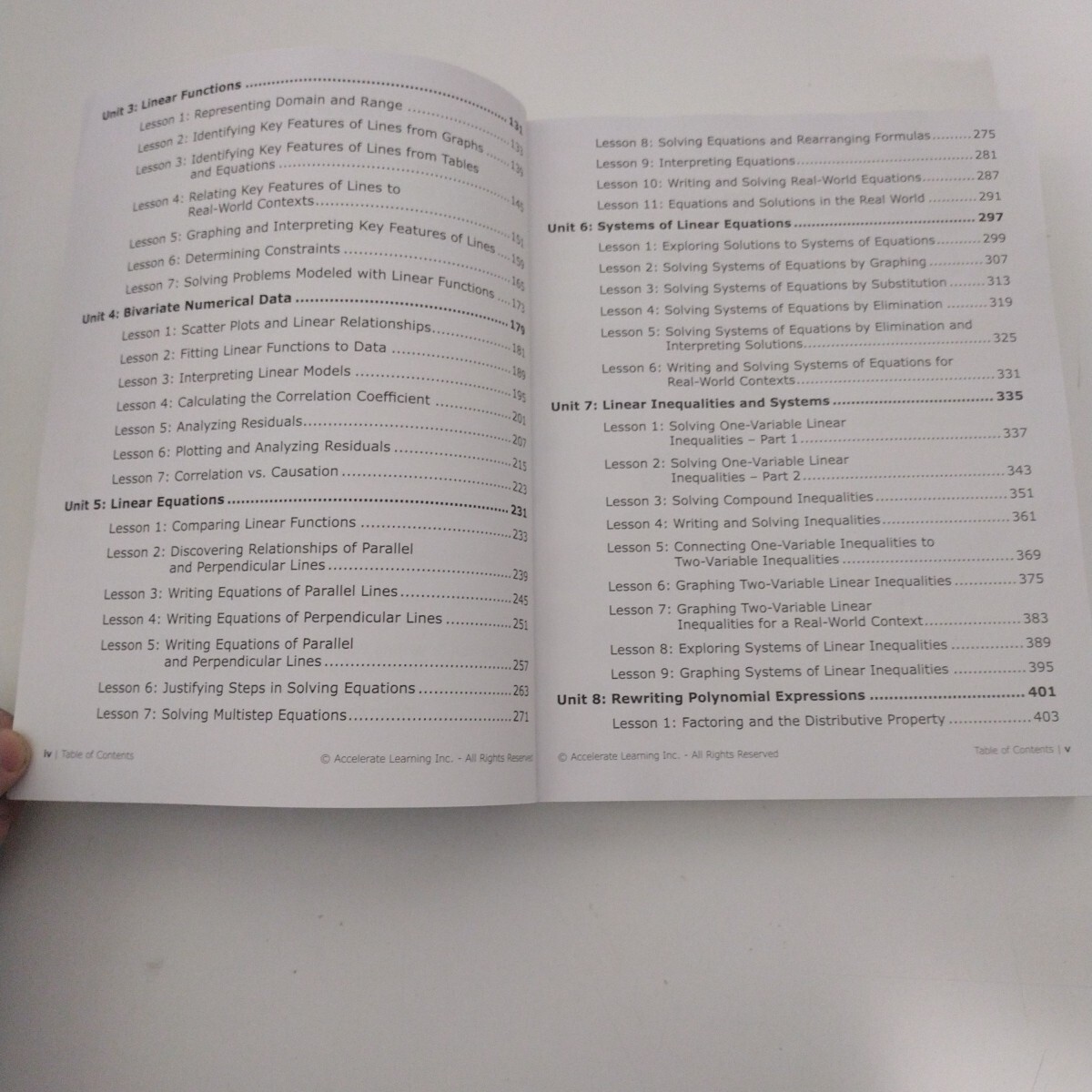 Algebra Volume One By Math Nation