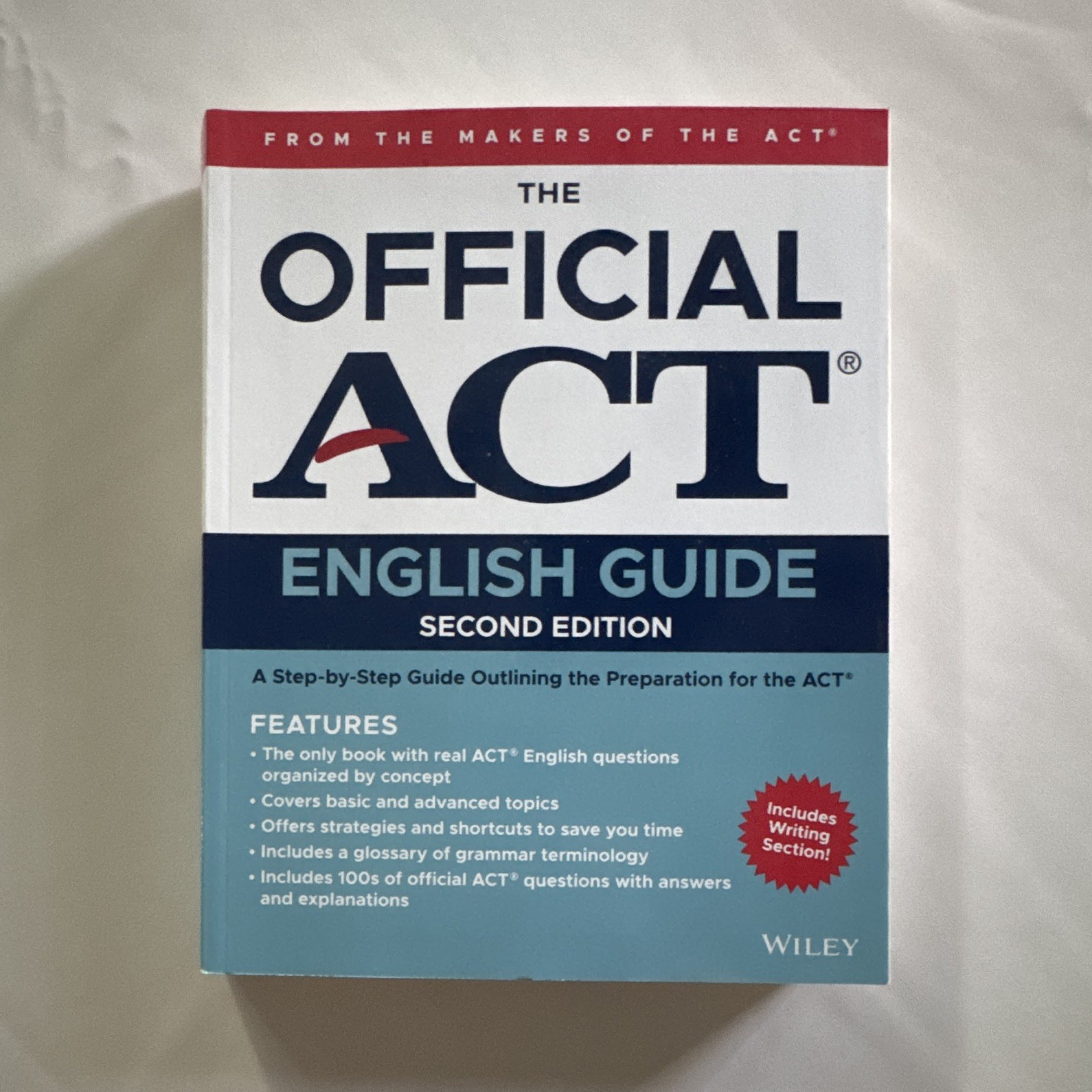 The Official ACT English Guide 2nd Ed Study Guide Paperback Book, Wiley
