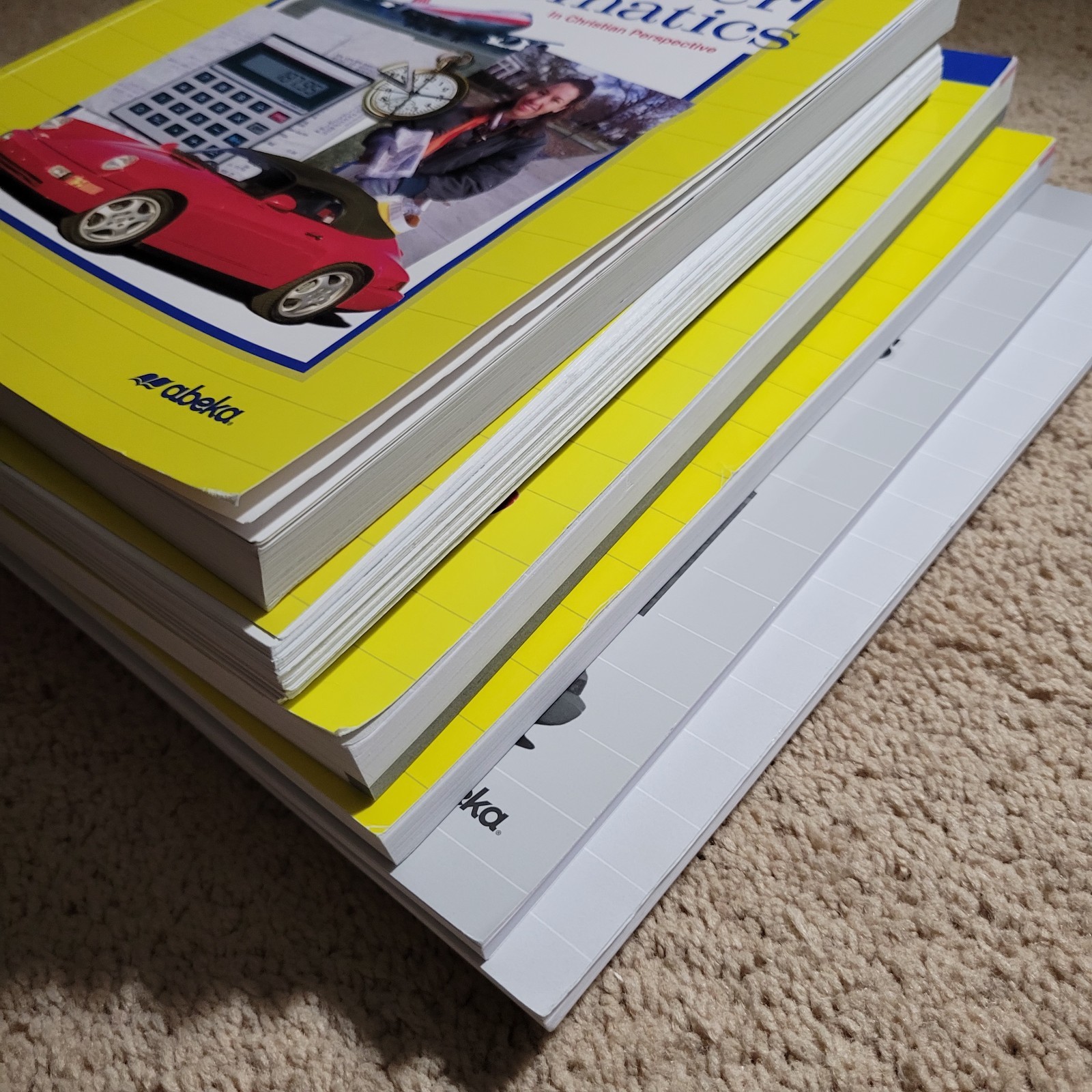Abeka Consumer Math 2nd Ed., Complete Set, 7 Books, Parent & Student