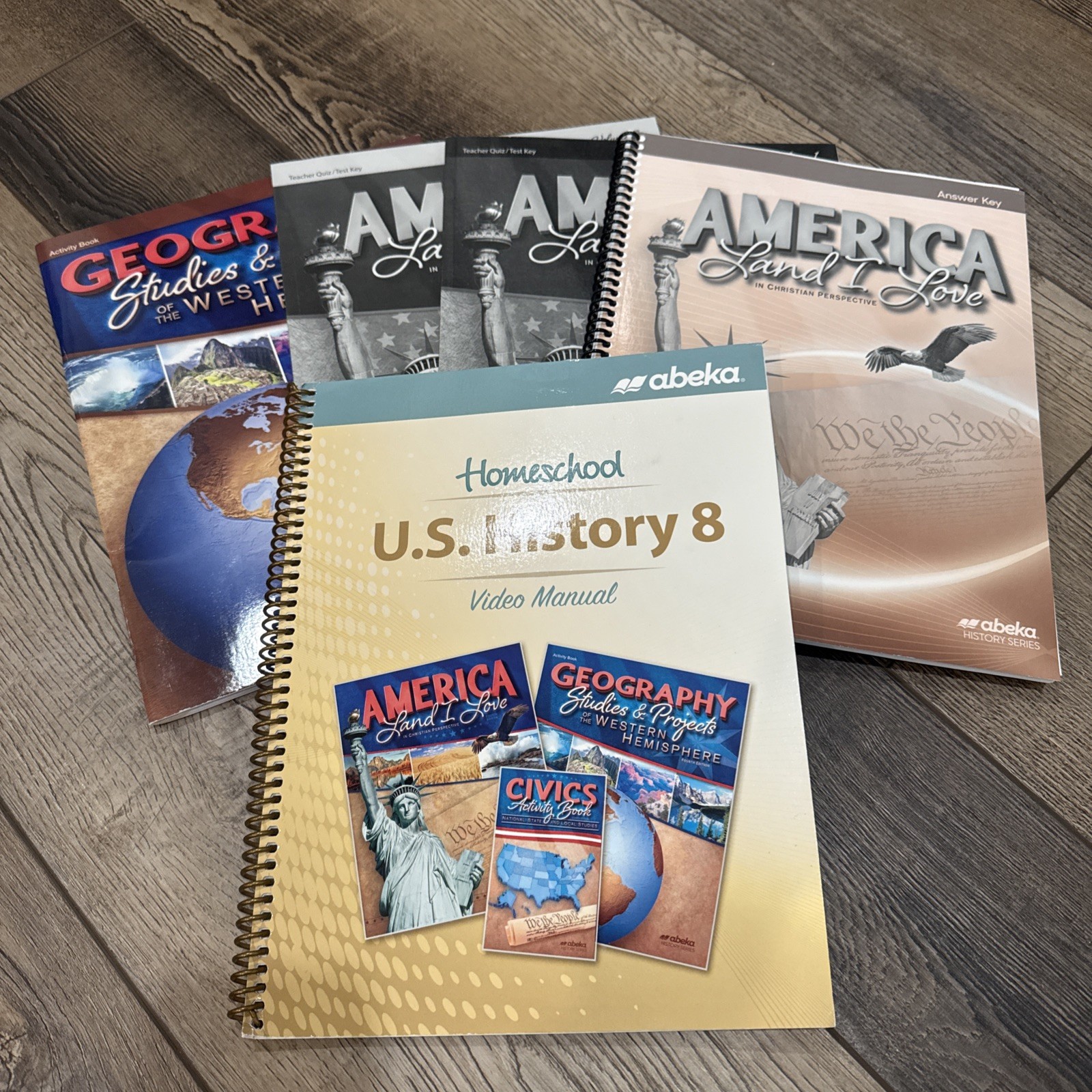 Abeka 8th Grade US History Manual And Keys