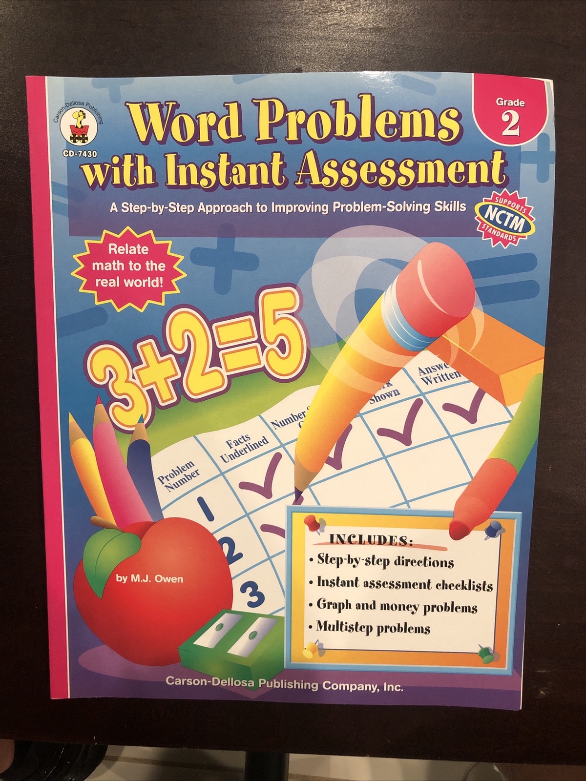 Word Problems with Instant Assessment Grade 2 Step by Step Improving Skills