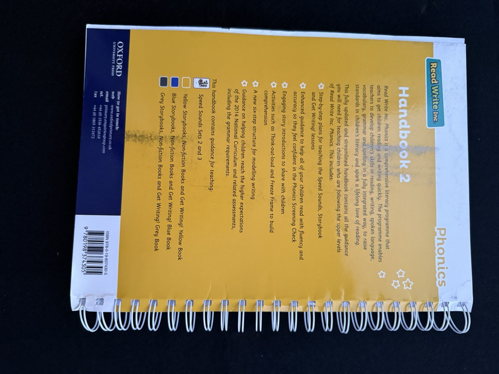 Read Write Inc. Phonics Handbook 2 Revised Edition Ruth Miskin (English)