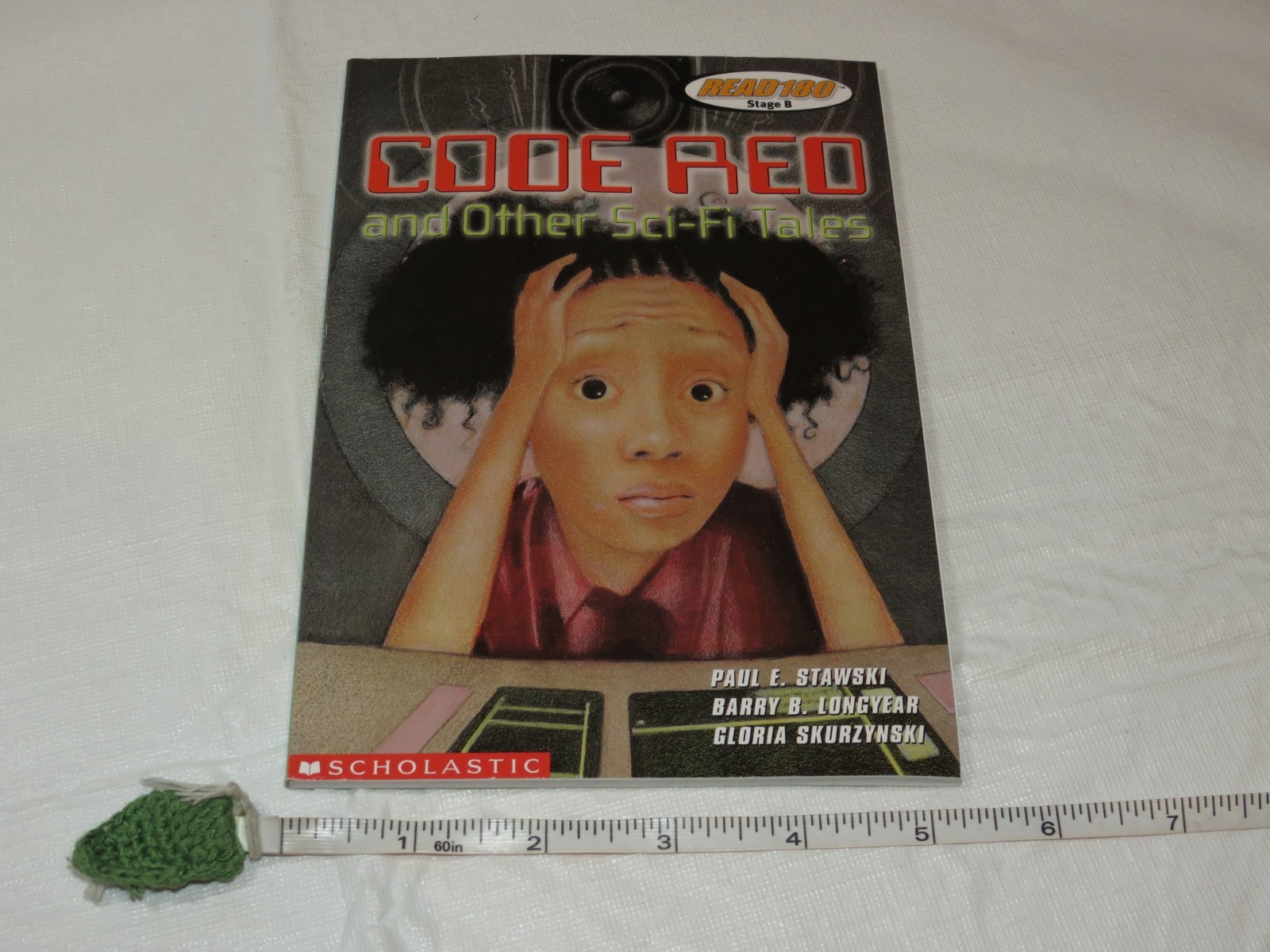 Scholastic Code Red and Other Sci-Fi tales read 180 stage B Level 4 book NOS