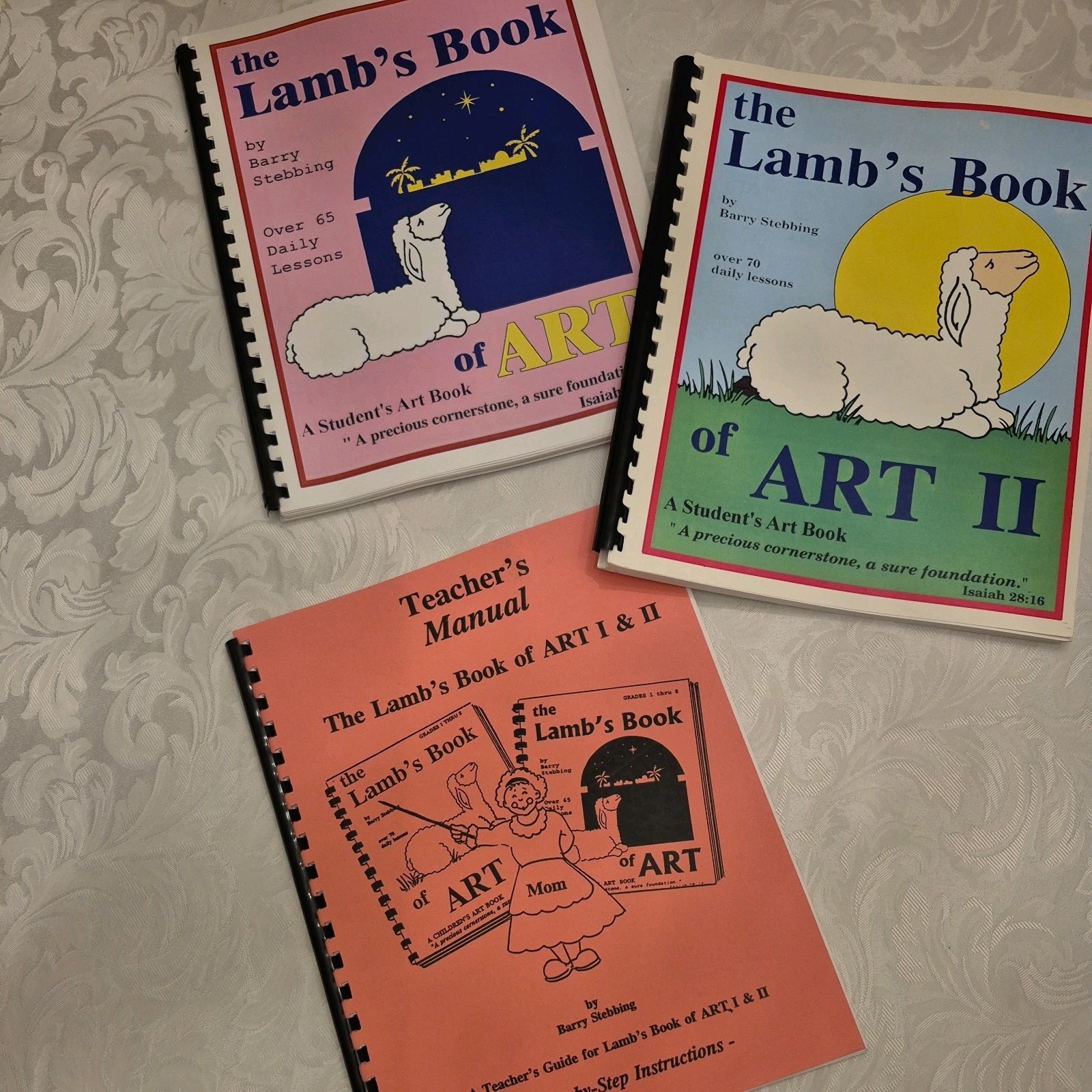 Lamb’s Book of Art I & II, Student Books & Teacher’s Manual -2 years art lessons