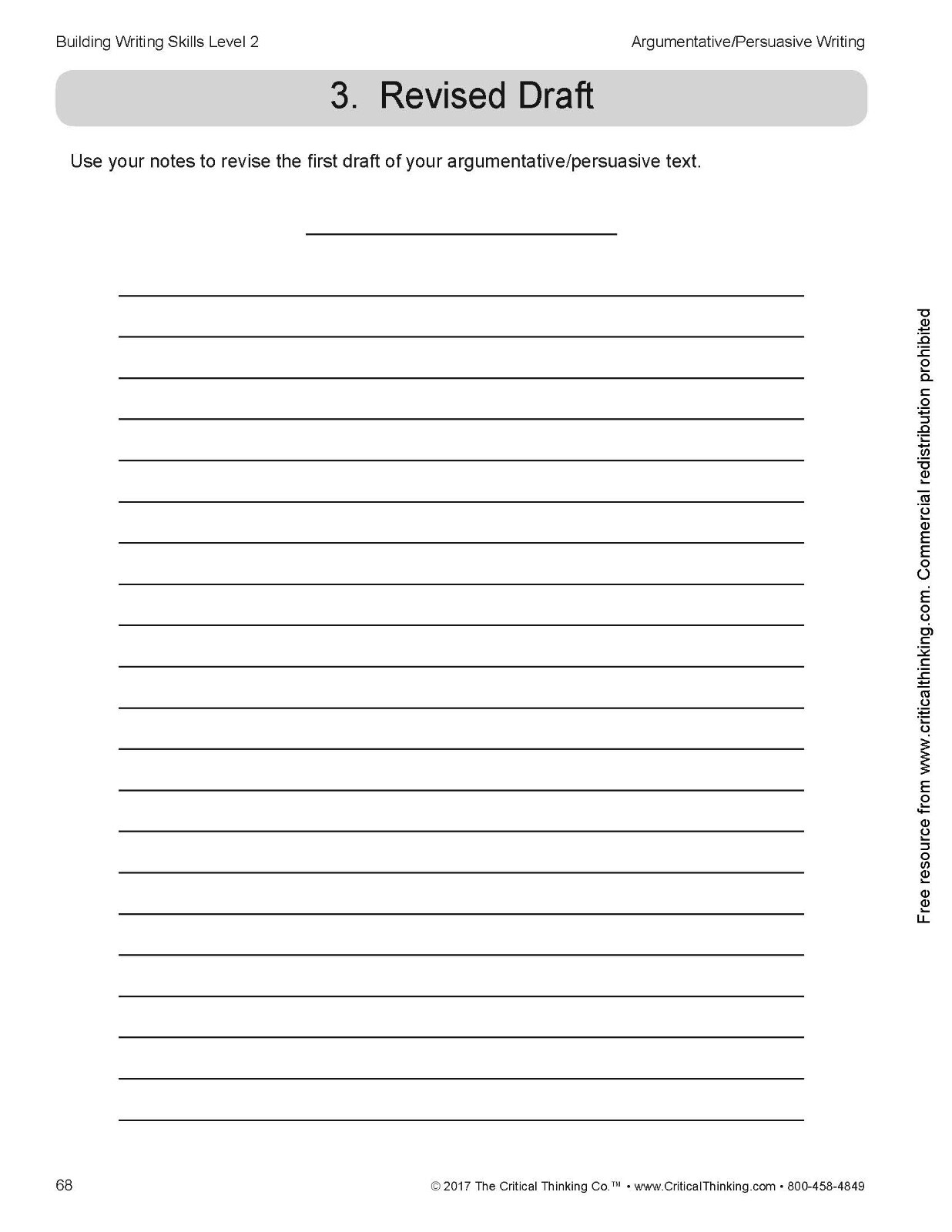 Building Writing Skills Level 2, Using a 5-Step Writing Process (Grades 6-7)