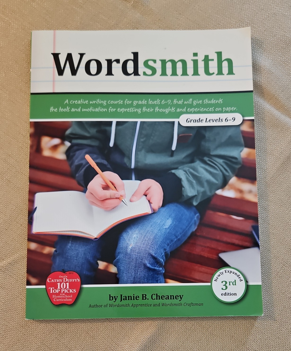 Wordsmith Teacher’s Guide Grade Levels 6-9 by author Janie B. Cheaney.