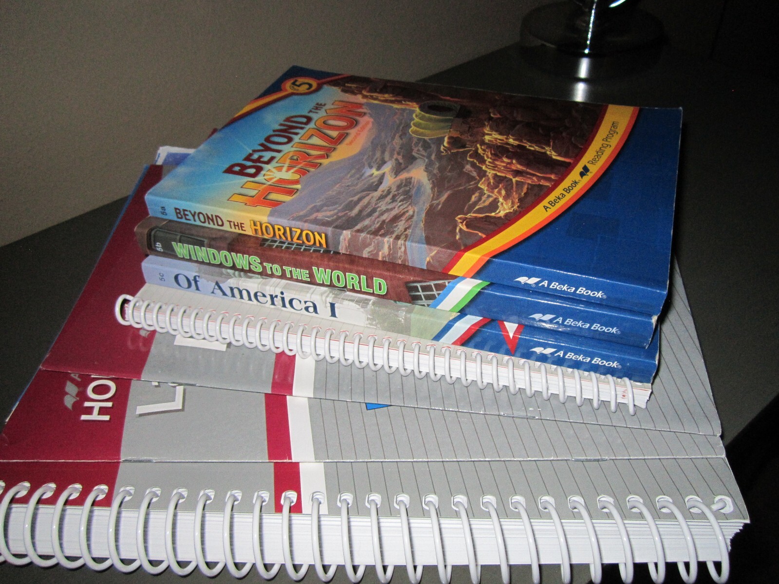 Abeka 5th Grade Gods Gift of Language B Readers Charts Curriculum Guide Lot of 7