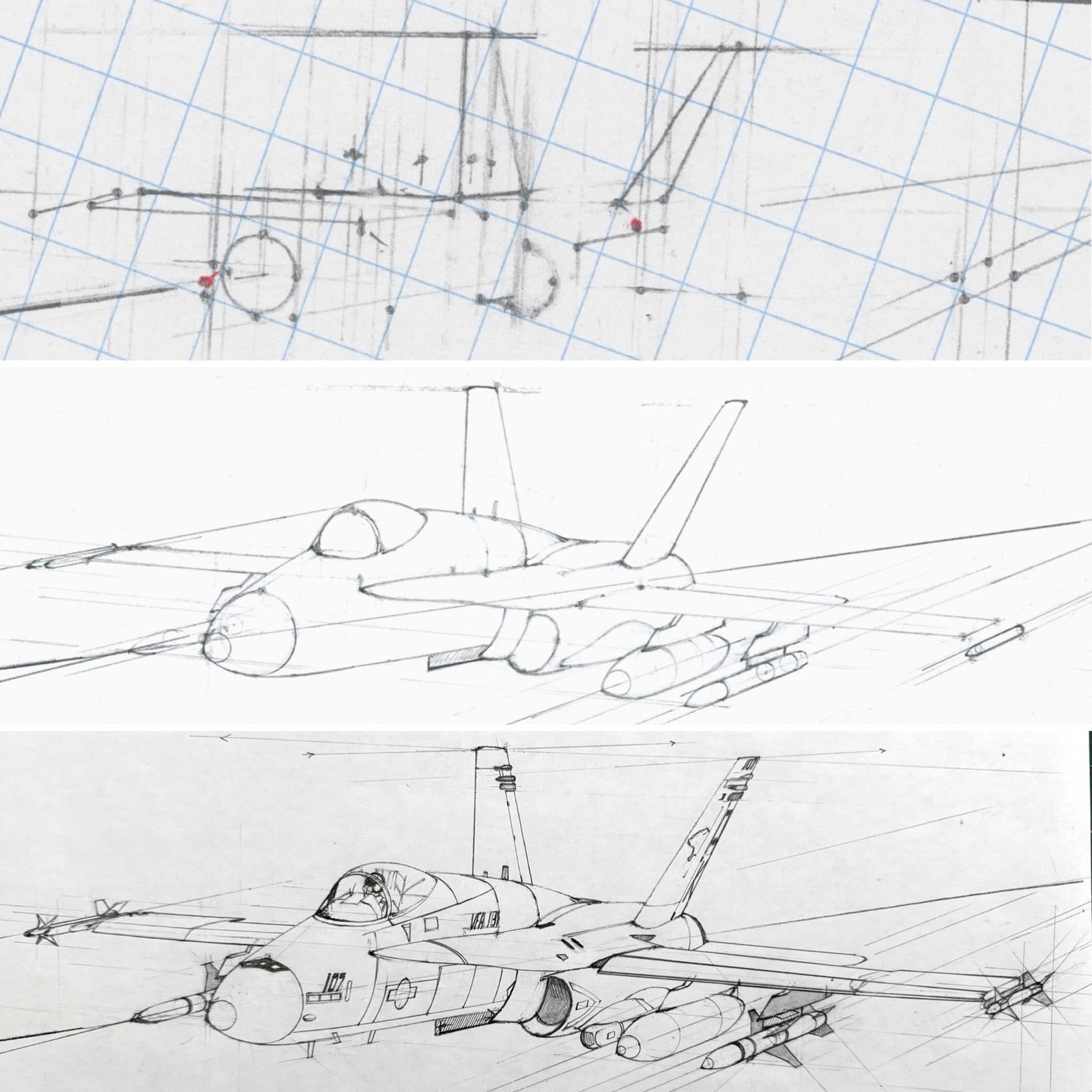 Perspective Projection by Descriptive Geometry for Artists 2nd Ed • Aviation Art